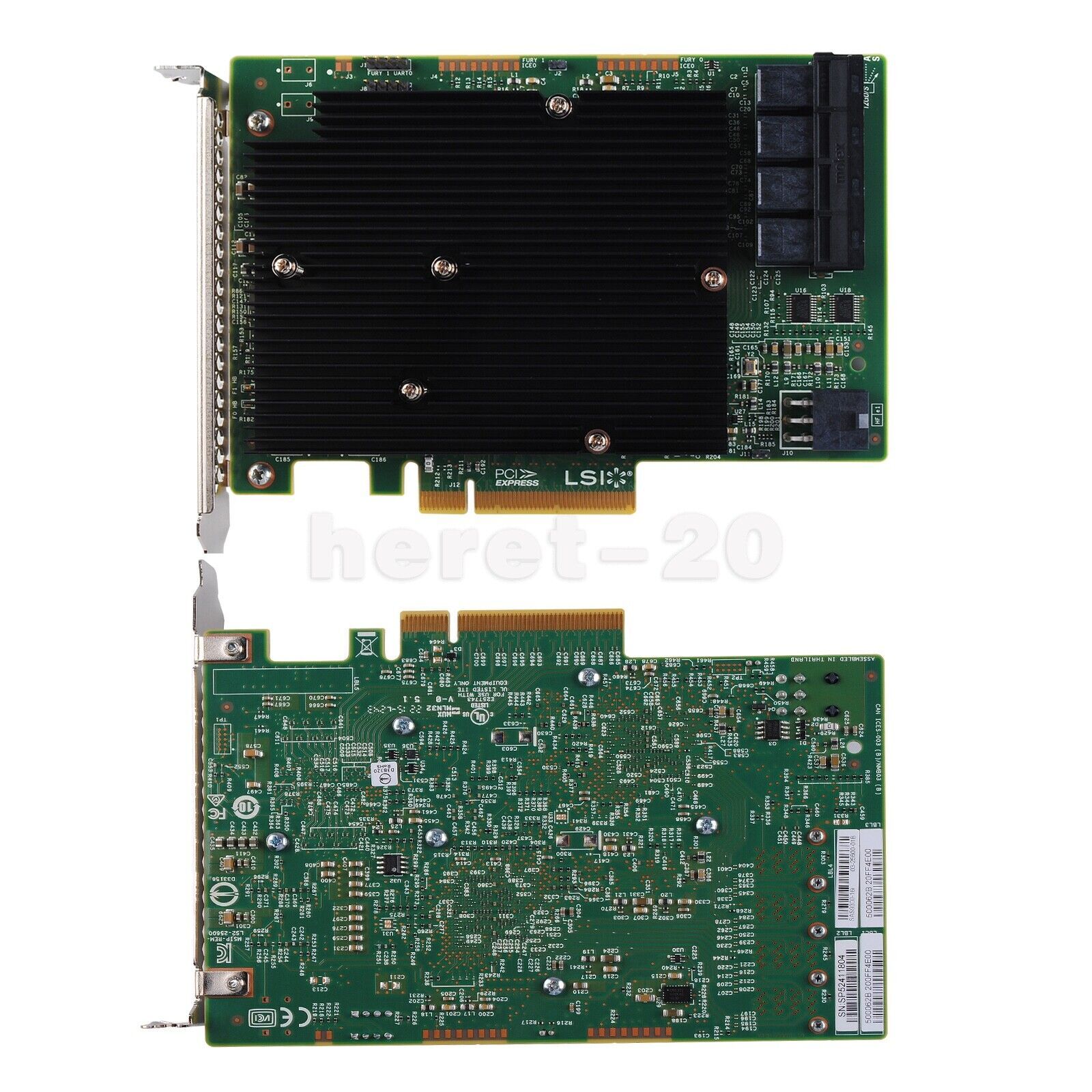 LSI 9300-16i 16 Port 12Gbps SAS 3 ZFS IT-Mode Host Bus Adapter TrueNAS UnRAID