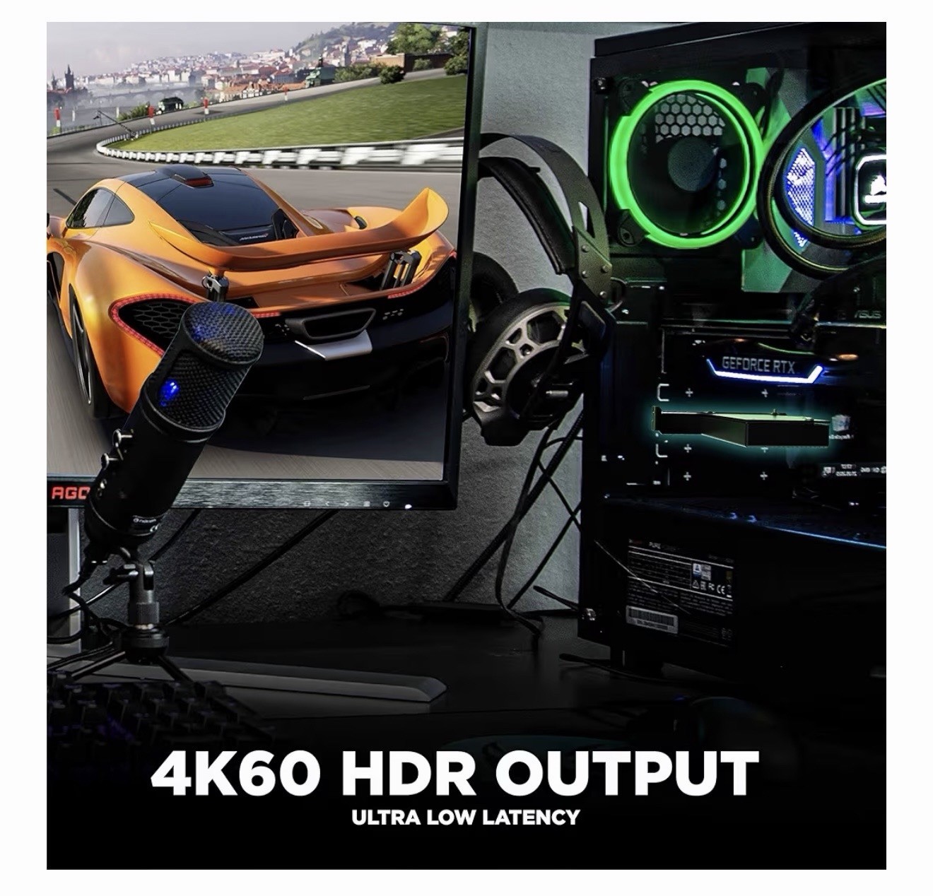 Pengo 4K HDMI PCIe Capture Card 4K30 Recording 4K60 HDR Pass-Through 240Hz