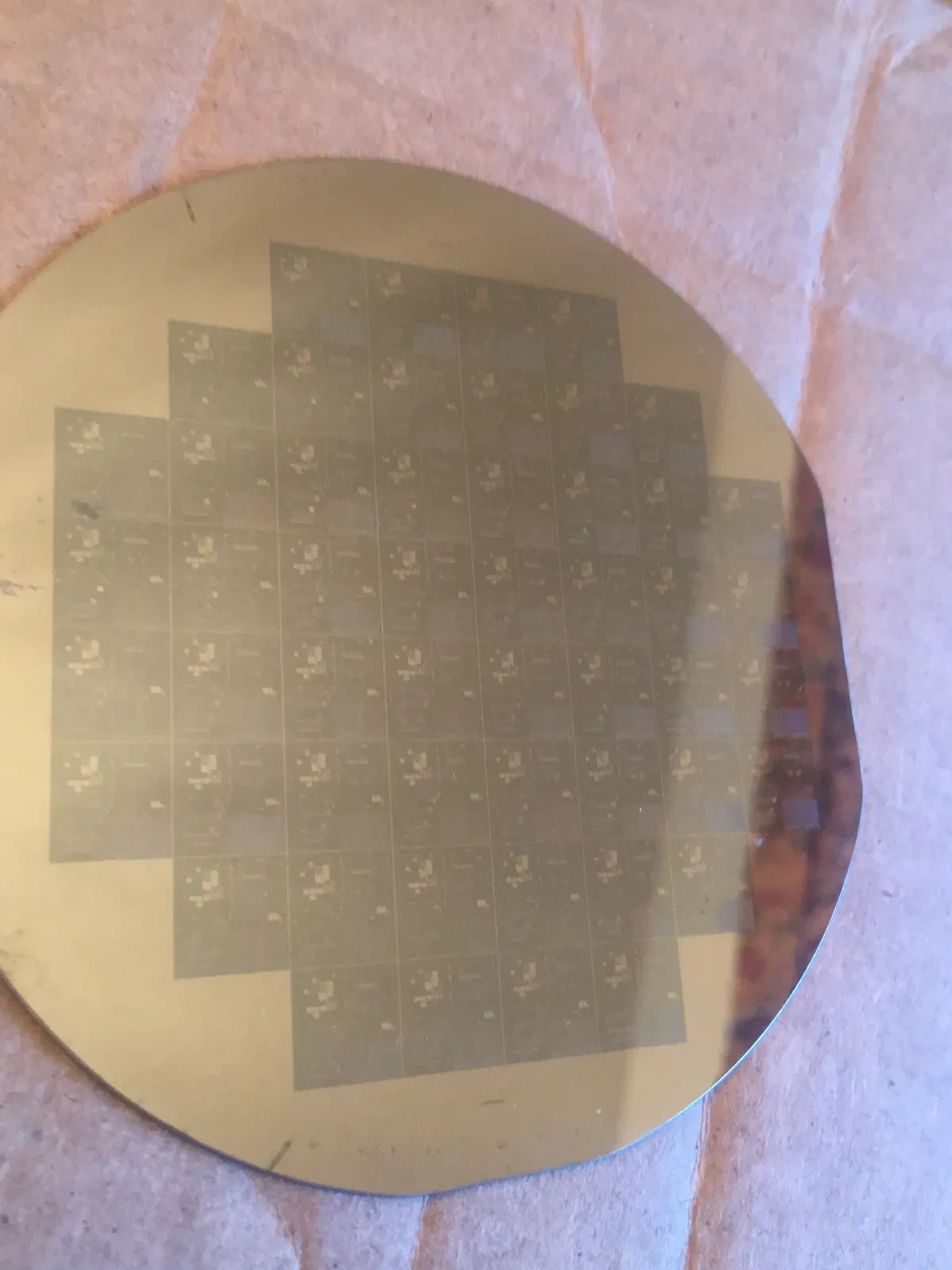 4″ Unknown SIL1 Silicon Wafer 1980s Extremely Rare Vintage CPU Chip