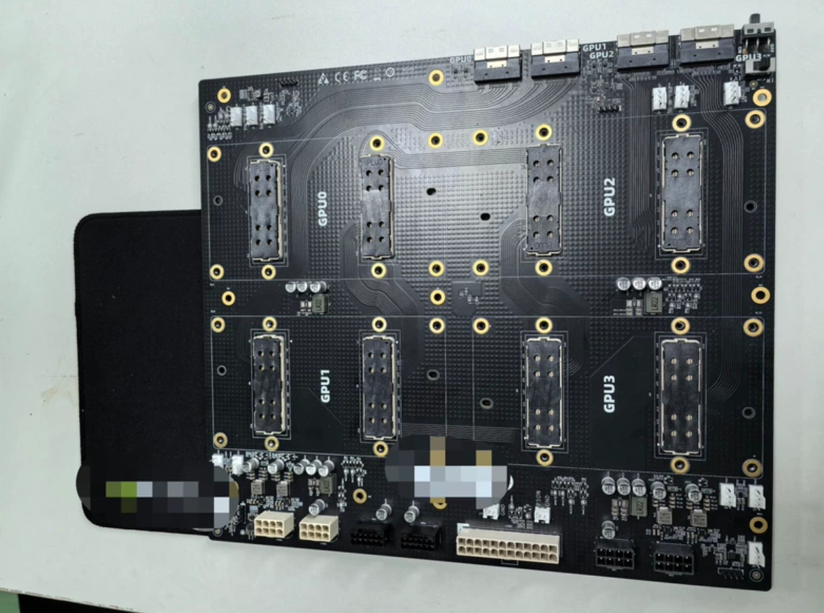 V100 4-card Quad-GPU SXM2 300G NVLINK 300GB/s Interconnection Baseboard Solution
