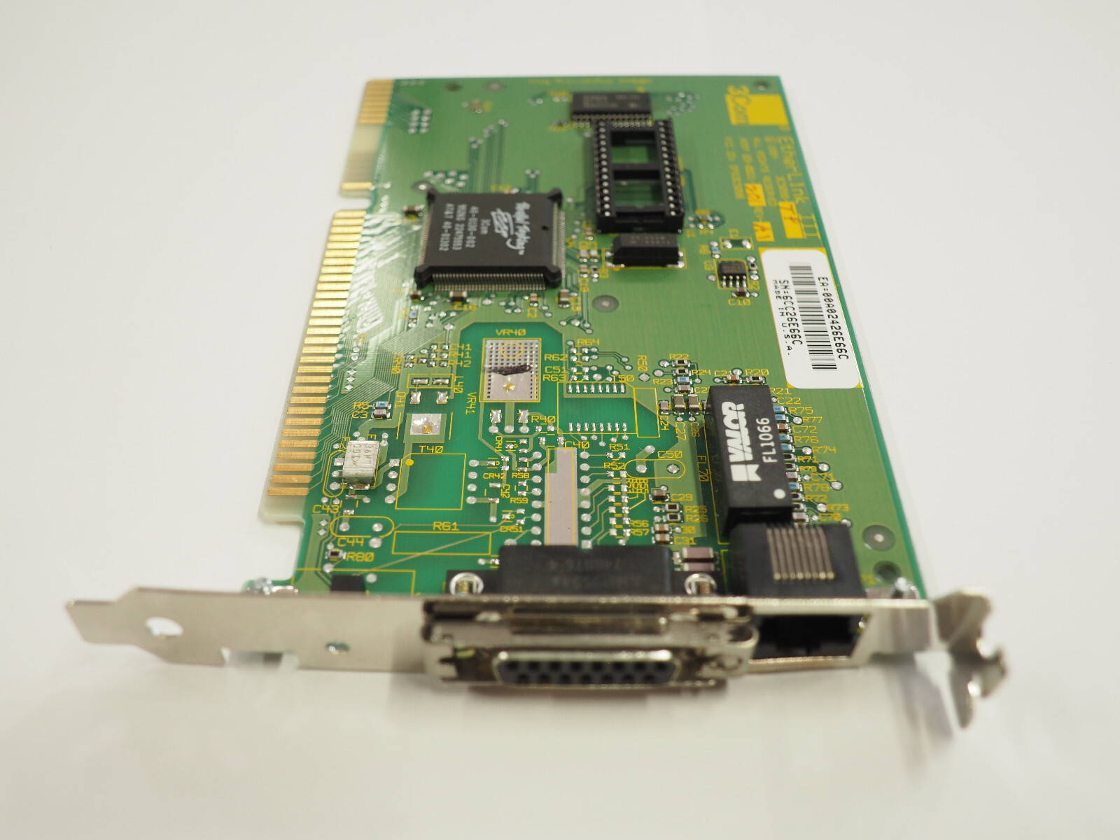 3Com EtherLink III 3C509B-TP Parallel Tasking 16Bit 10Base-T ISA Network Adapter