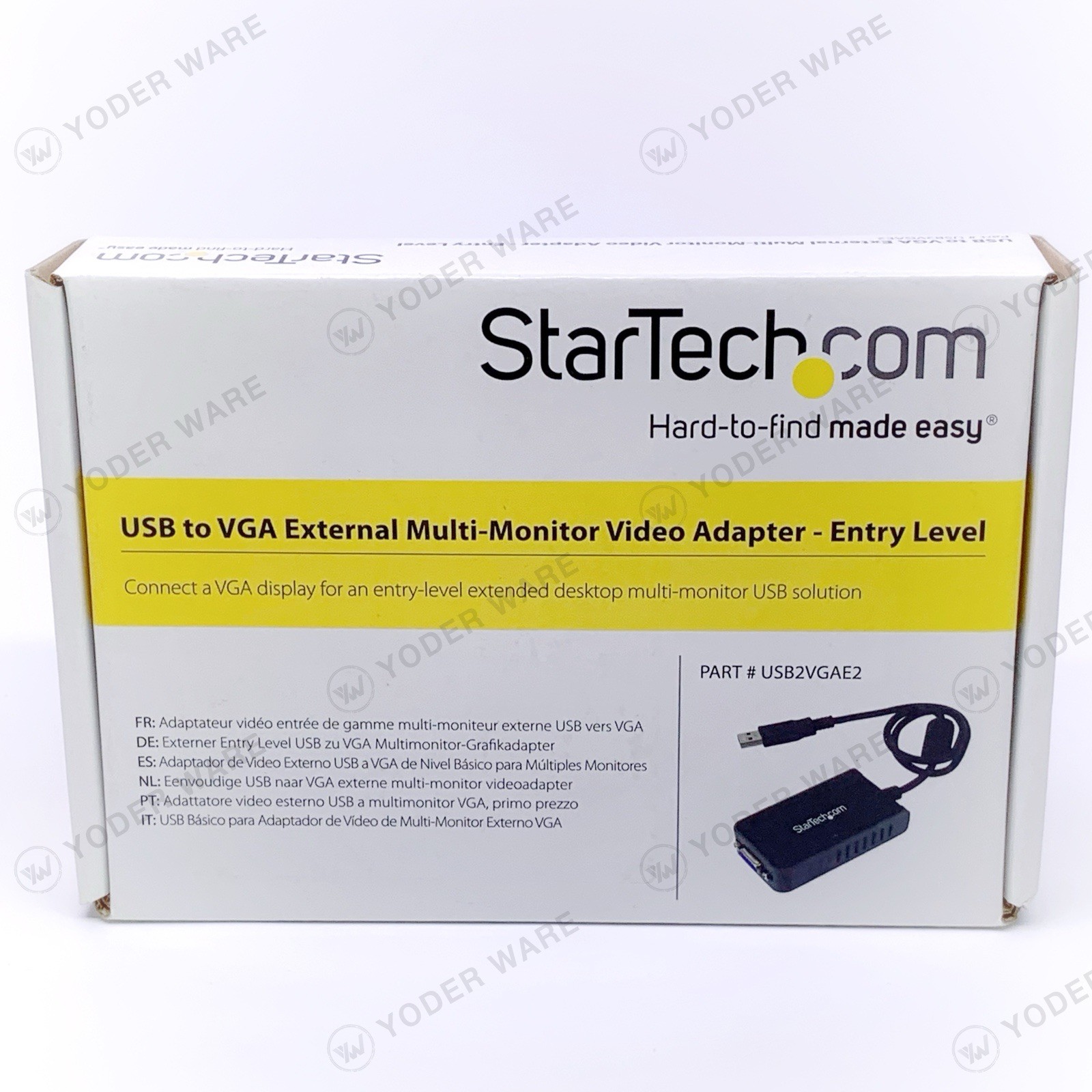 StarTech.Com USB to VGA External Multi-Monitor Video Adapter – USB2VGAE2 NEW