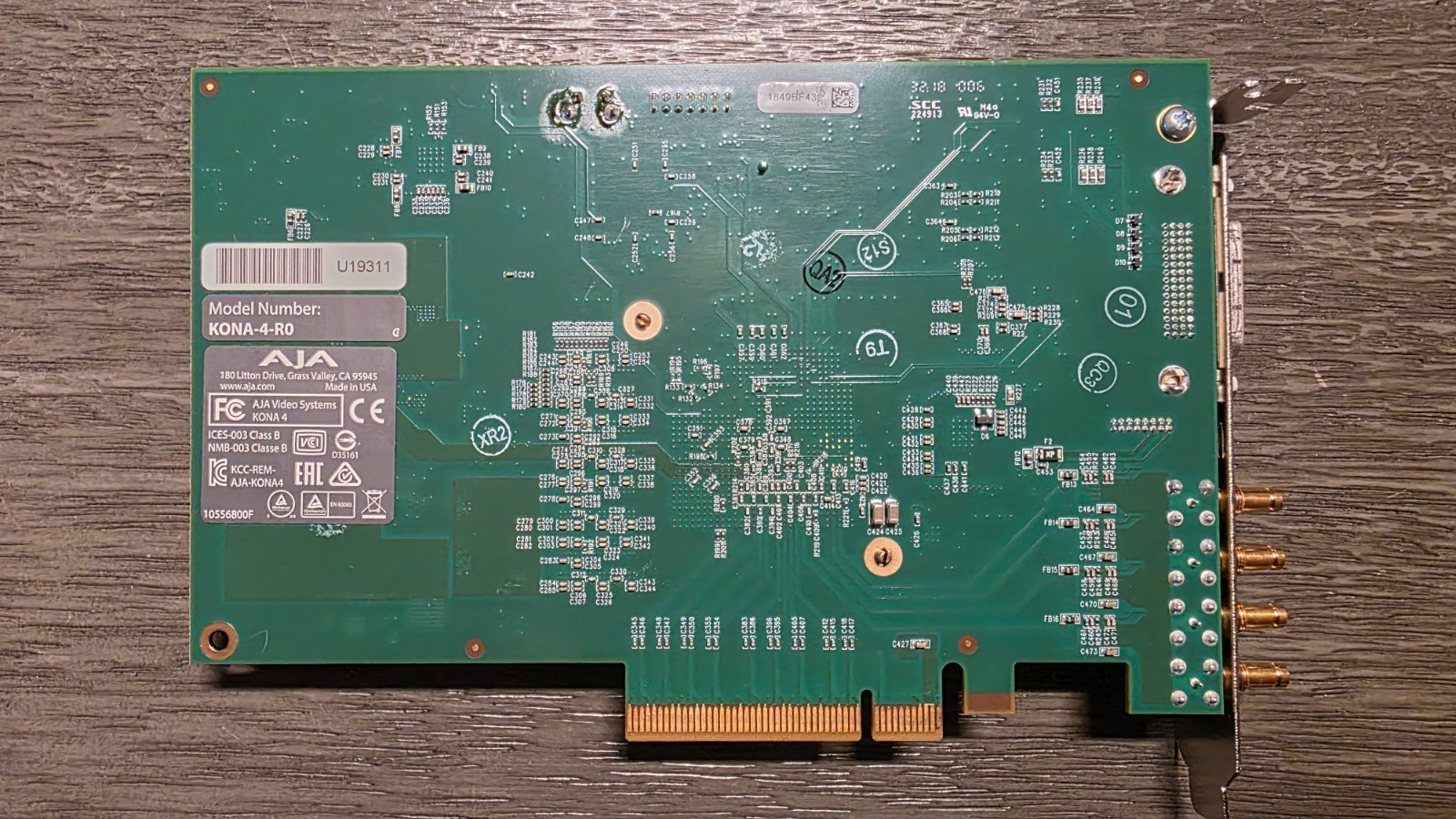 AJA KONA-4-R0 4K/2K/3G/Dual Link/HD/SD HDMI Input PCIe Capture Card
