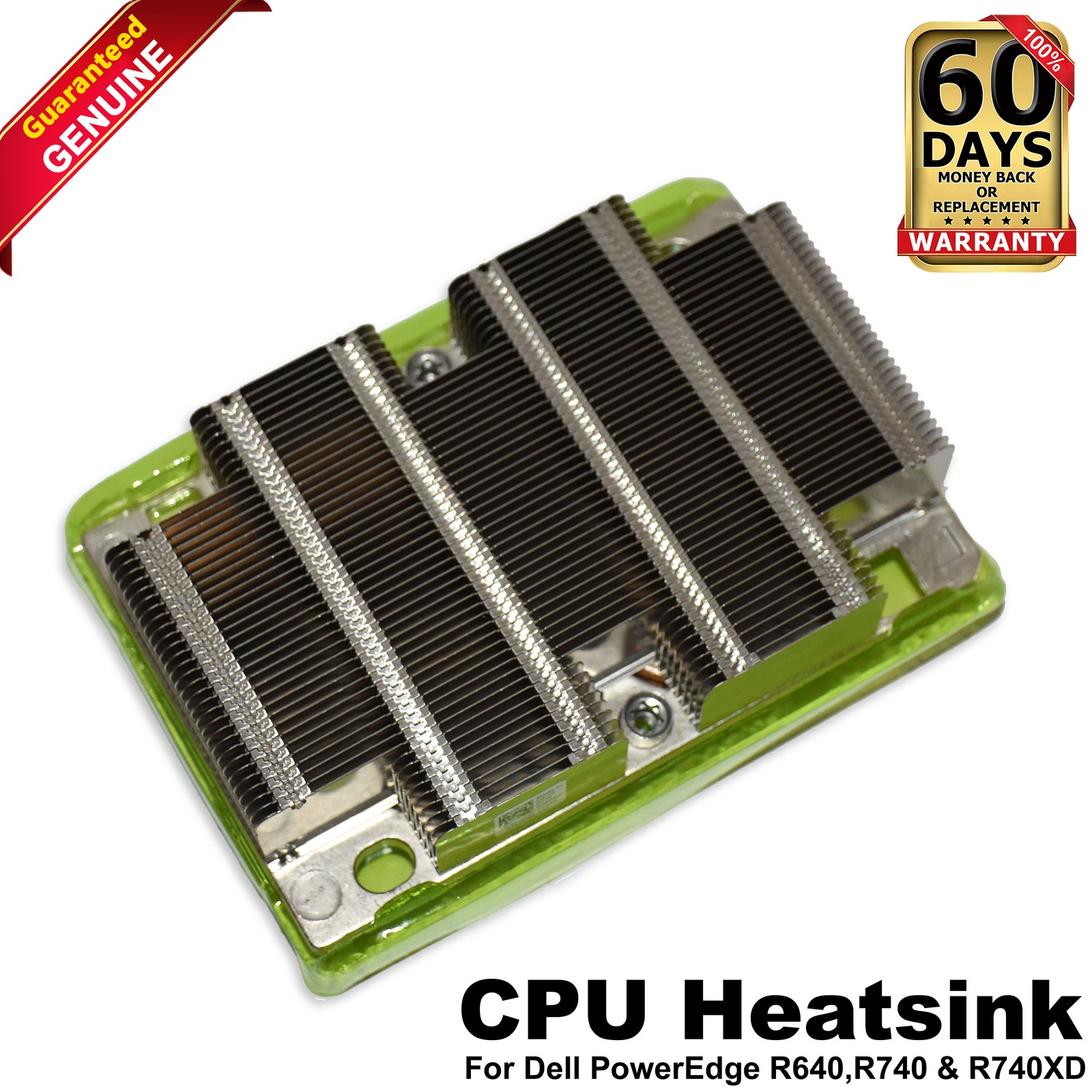 Dell EMC PowerEdge R740 R740xd R640 C4140 Type 1U CPU Cooling Heatsink C6R9H