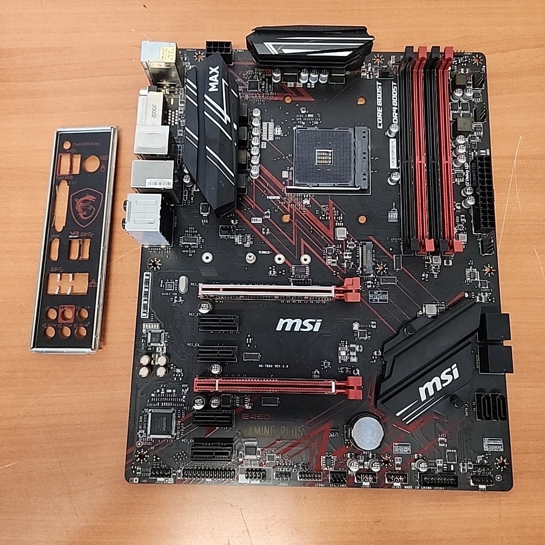 MSI B450 Gaming Plus AM4 AMD Ryzen Motherboard | Fast Ship, US Seller!