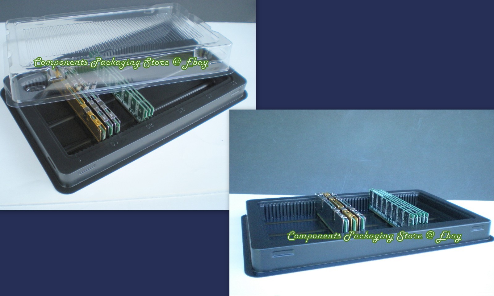Memory Stick Tray Box Case for DDR DDR2 DDR3 SDRAM Long DIMM 5 Fits – 250 New