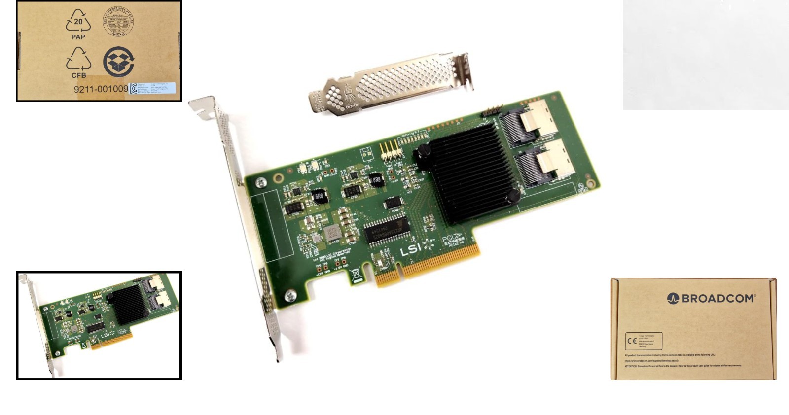 PCI Express x8 LSI 9211-8I 8-Port Controller – Fast Data Transfer for Servers