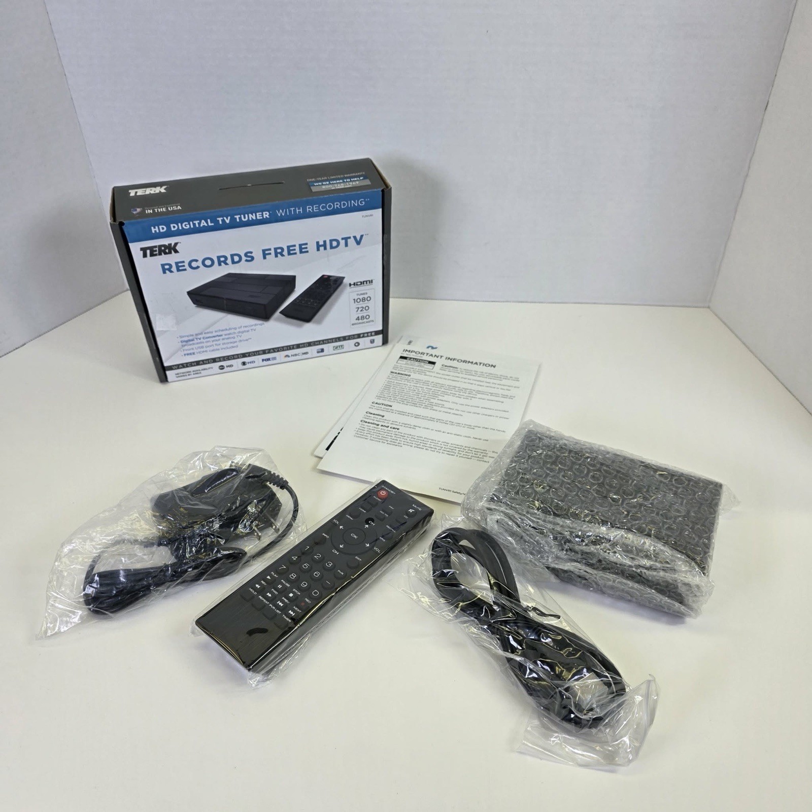 Terk HD Digital TV Tuner with Recording Capabilities (Model TUNVR1)