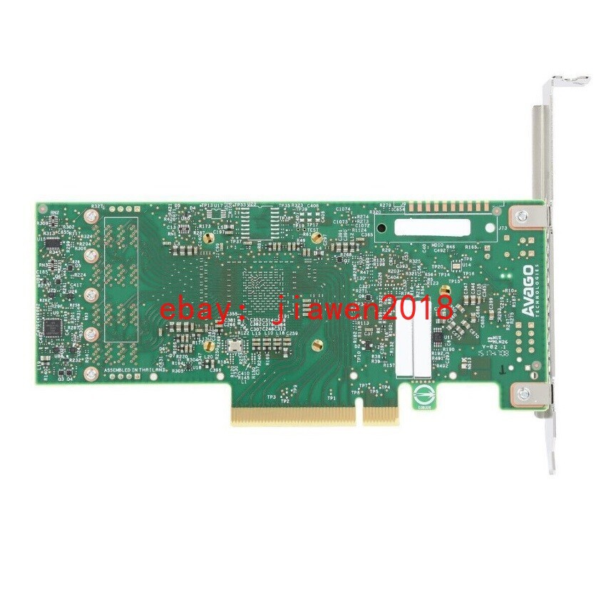 LSI SAS3416 9400-16i Tri-Mode SAS/SATA/NVME PCIe3.1 x8 HBA IT mode ZFS Unraid US