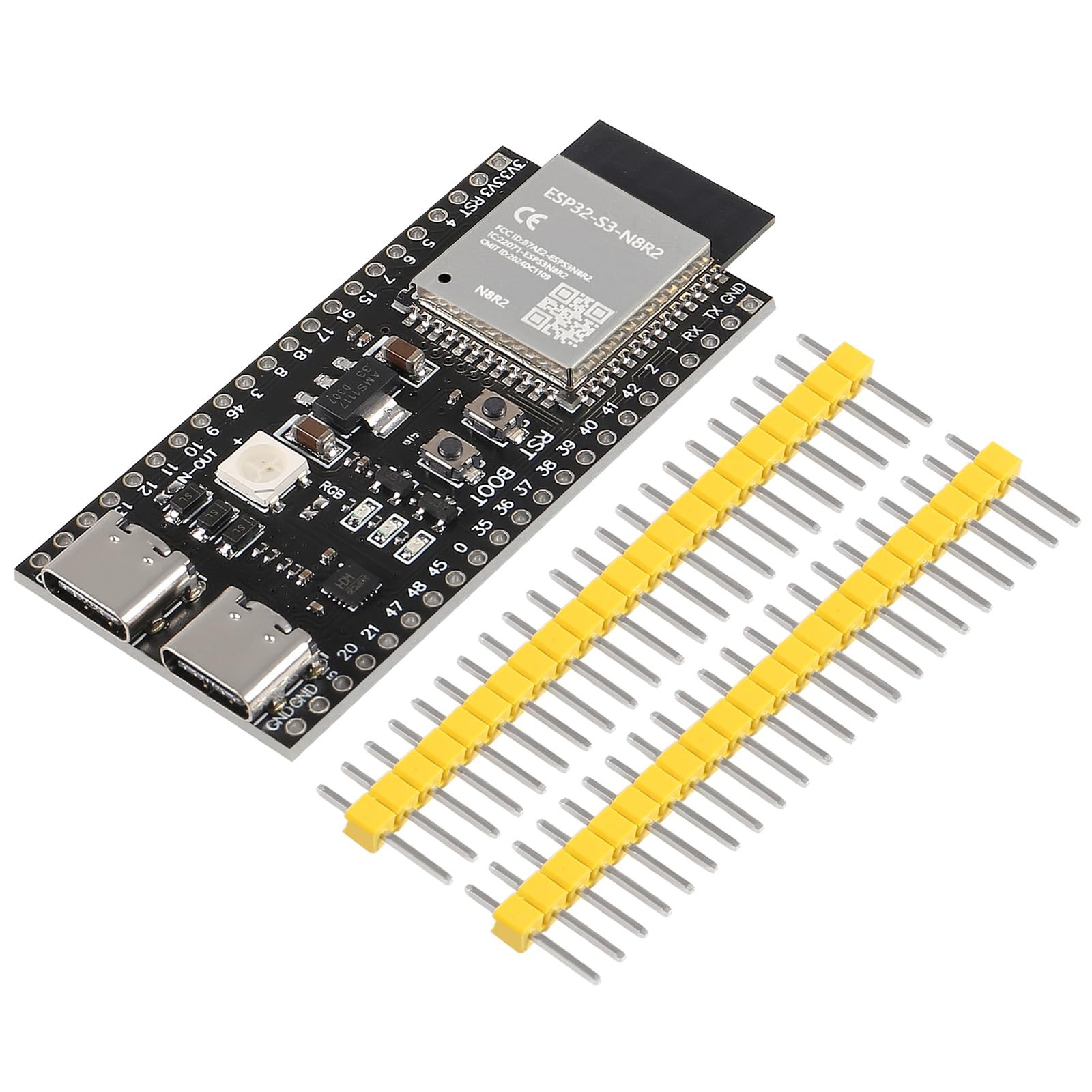 2PCS ESP32 ESP32-S3 Development Board Type-C WiFi+Bluetooth Internet of Thing…
