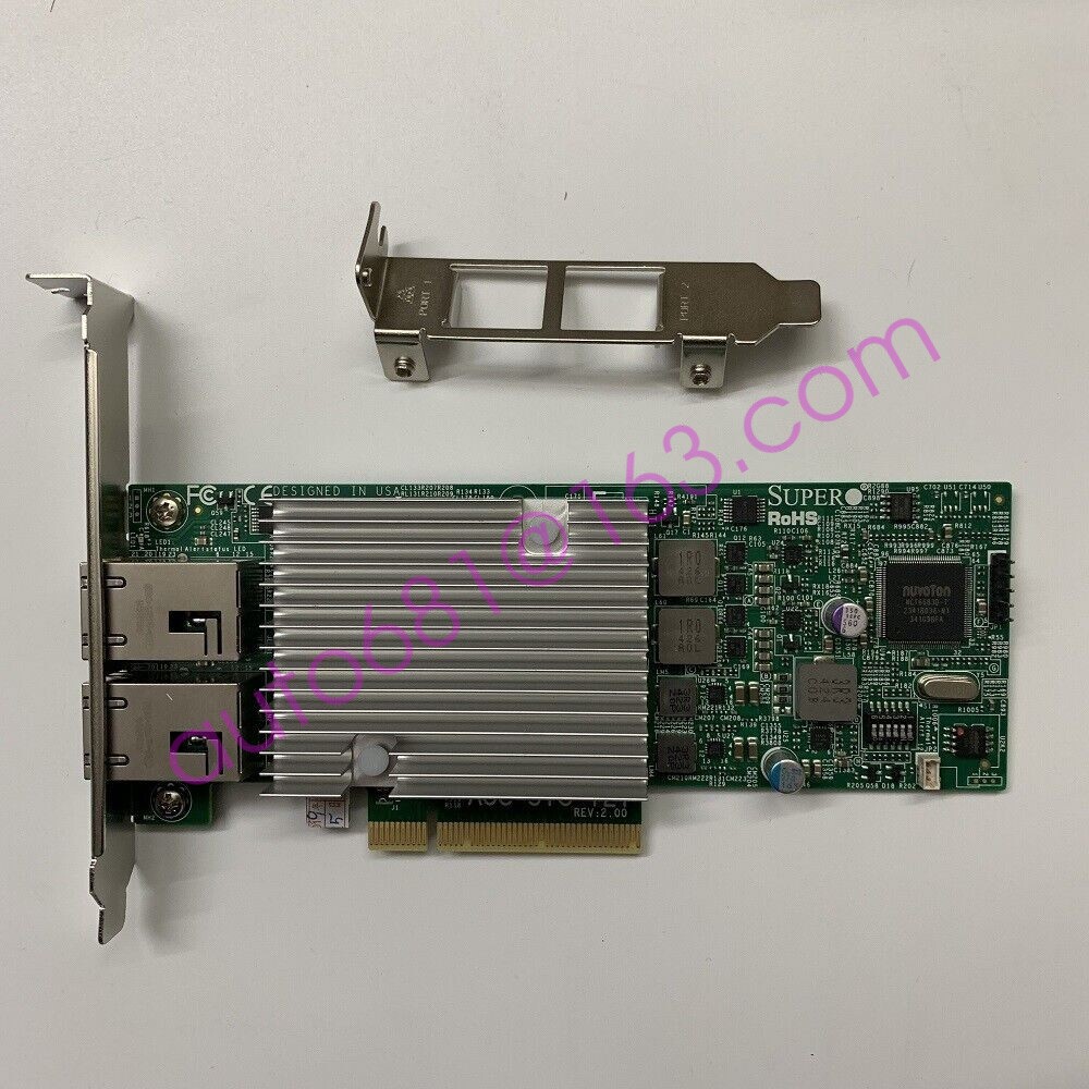 Supermicro AOC-STG-i2T 10GbE RJ45 10GBASE-T Ethernet Adapter X540-AT2 X540-T2