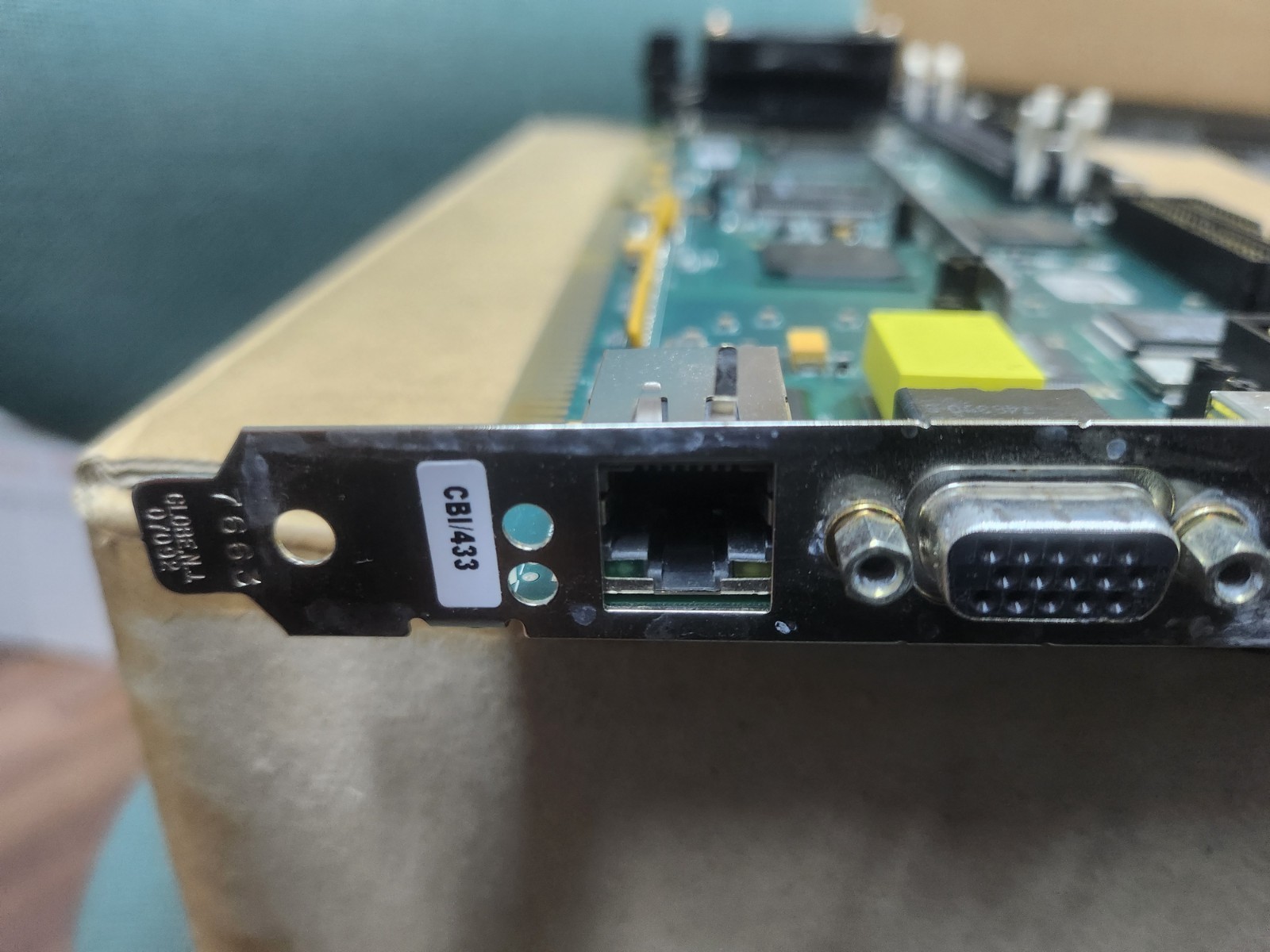 Trenton 92-005721-XXX Rev. E-04 CBI/433 SBC with Celeron 433MHz CPU, No Memory