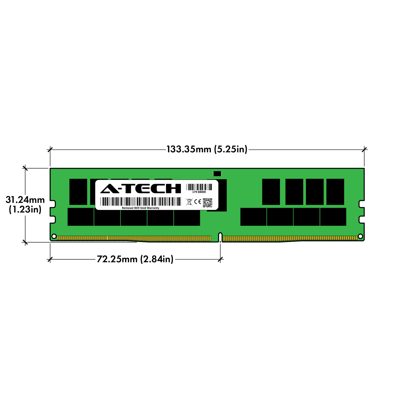 32GB 2x 16GB PC4-2666 RDIMM Tyan B7081G80V4HR-2T-X S5539GM4NR-D41-2T Memory RAM