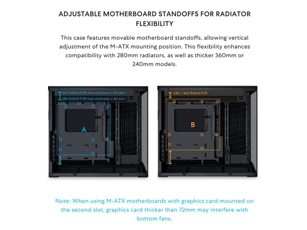 LIAN LI O11D MINI V2 Flow | Compact ATX Mid-Tower Airflow Computer Case | Panora