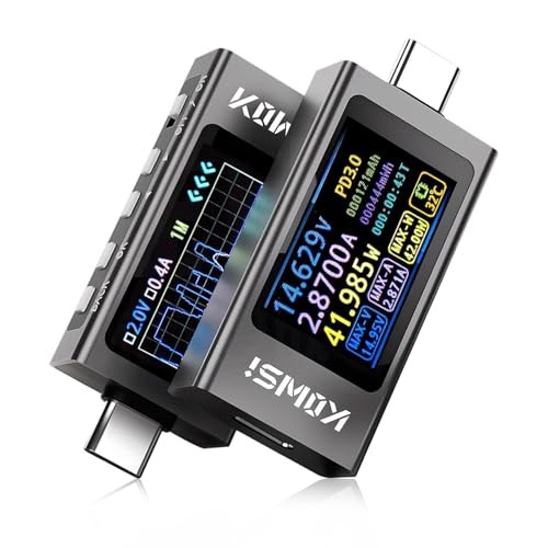 USB C Tester Tester,Digital Multimeter with LCD USB C Power Meter