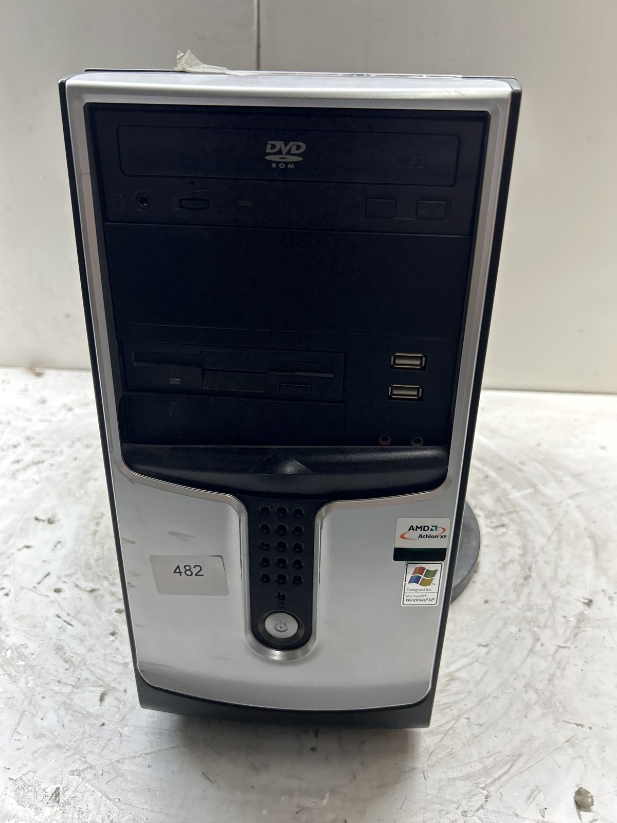 Retro Black and Silver mATX Desktop Computer Sleeper Case