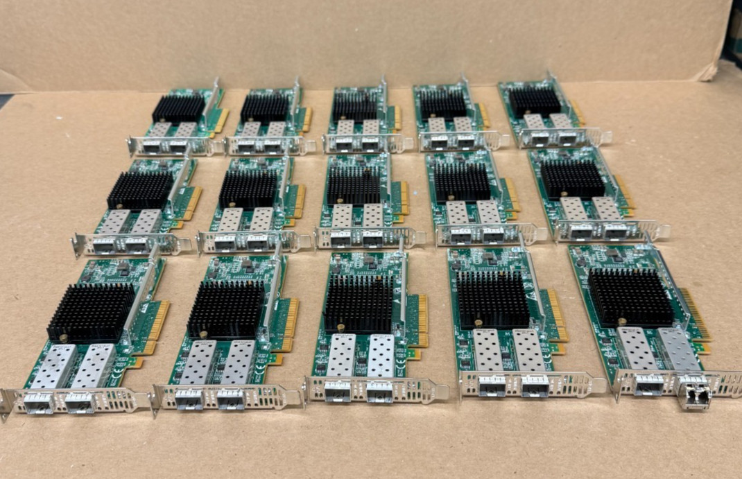 Lot of 15 Silicom 2-Port 10GB SFP+ Network Adapter Card PE210G2SPI9AE-XR-NU V1.7