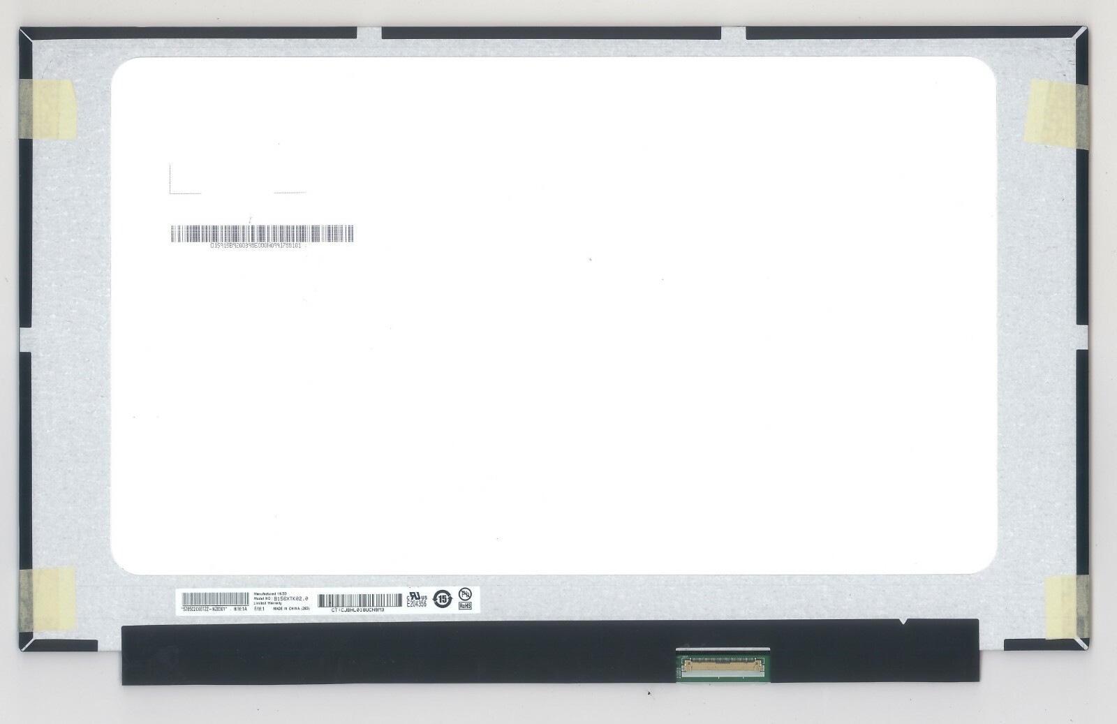 AUO B156XTK02.0 OnCell Touch 40pin HD 1366×768 Glossy LCD Display LED Screen NEW