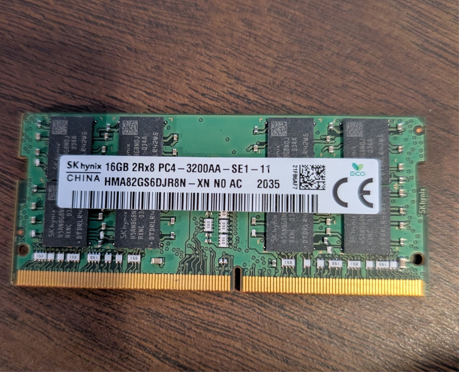 SK HYNIX 16GB 2Rx8 PC4-3200AA SO-DIMM LAPTOP MEMORY