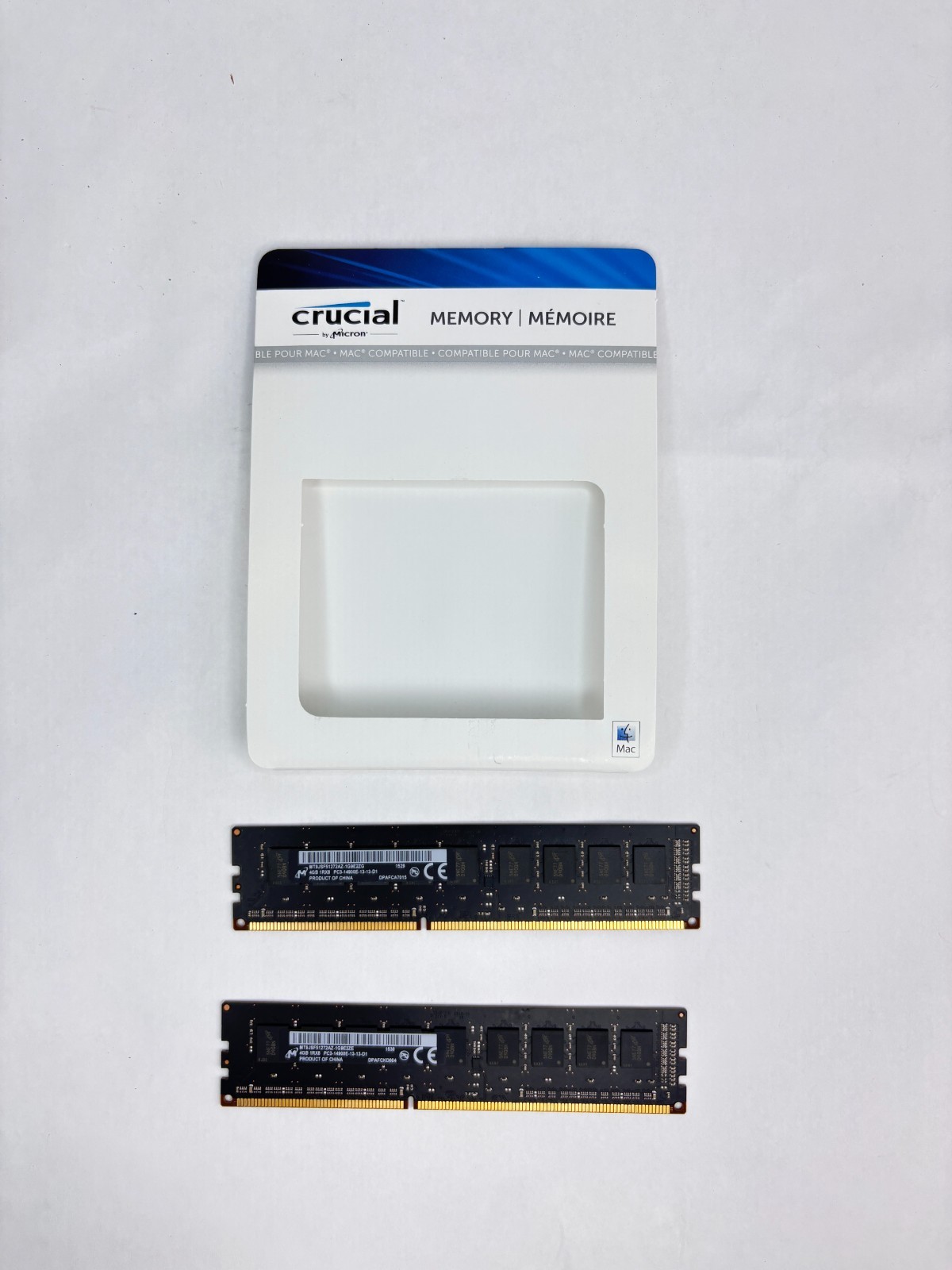 2 Pack -DDR3 RAM4GB | PC3-12800 1600MHz | Used – Functional – Returns accepted