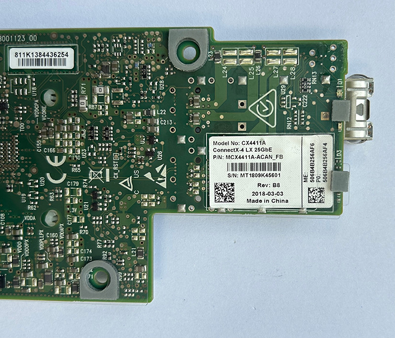 CX4411A Mellanox ConnectX-4 Lx 25GbE 25G SFP+ SFP28 Mezzanine OCP NIC