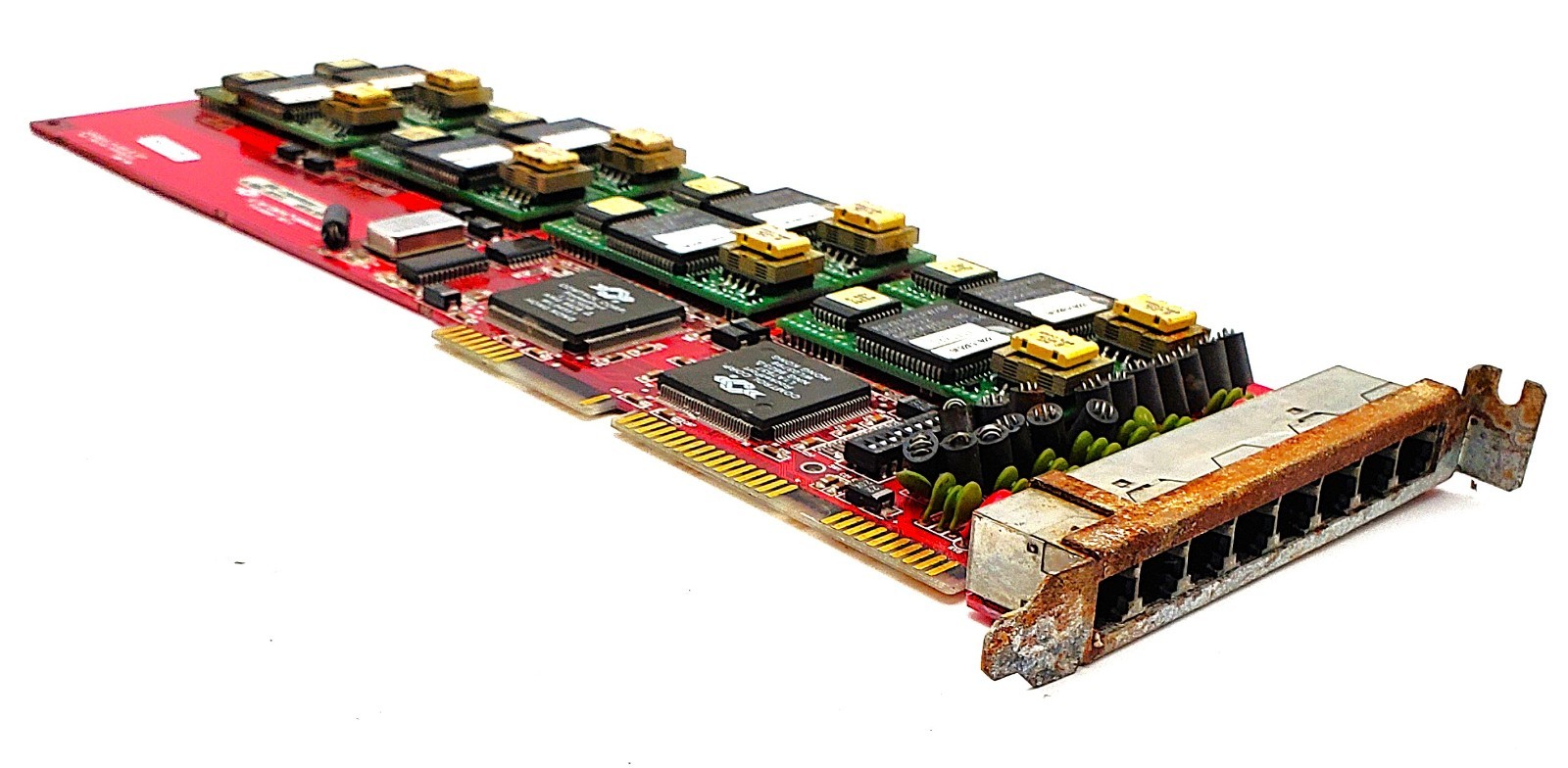 Comtrol Rocketmodem 8 | 33.6Kbps Modem ISA Card Fully Populated See Description