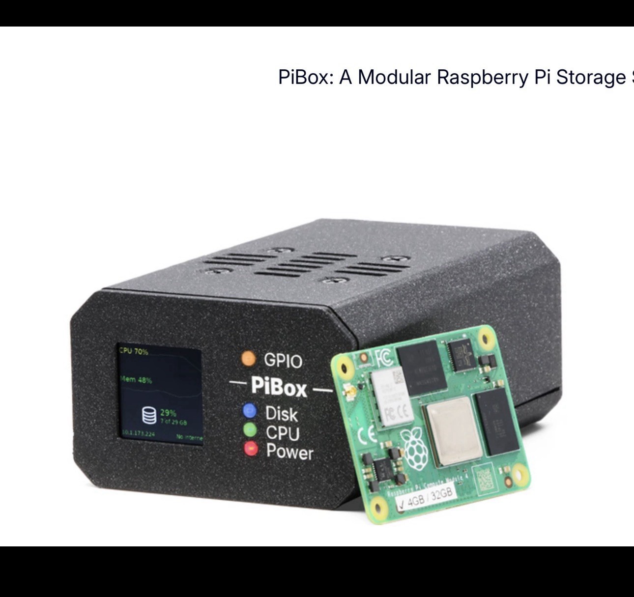 KubeSail PiBox Raspberry Pi CM4 Dual SATA NAS Server -TESTED – SEE DESCRIPTION