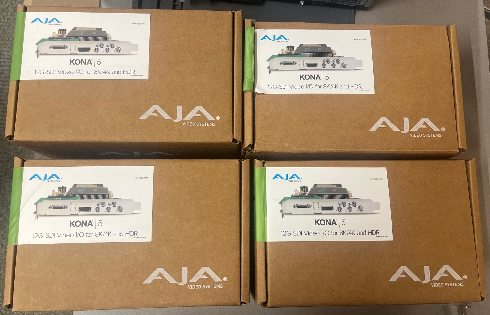 NEW SEALED BOX AJA KONA-5 PCIe Capture Card 12G-SDI Video I/O for 8k/4k and HDR