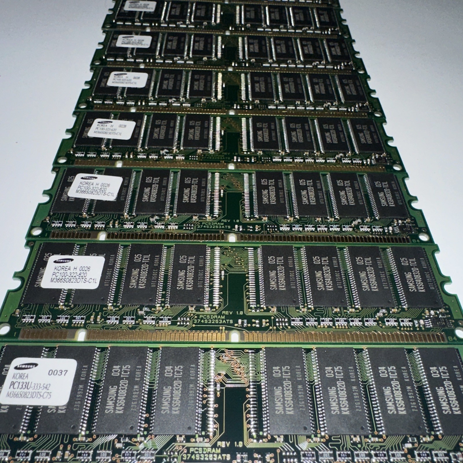⭐️⭐️⭐️⭐️⭐️SAMSUNG PC100-333-620 M366S0823DTS-C1L 64MB SDRAM 168pin