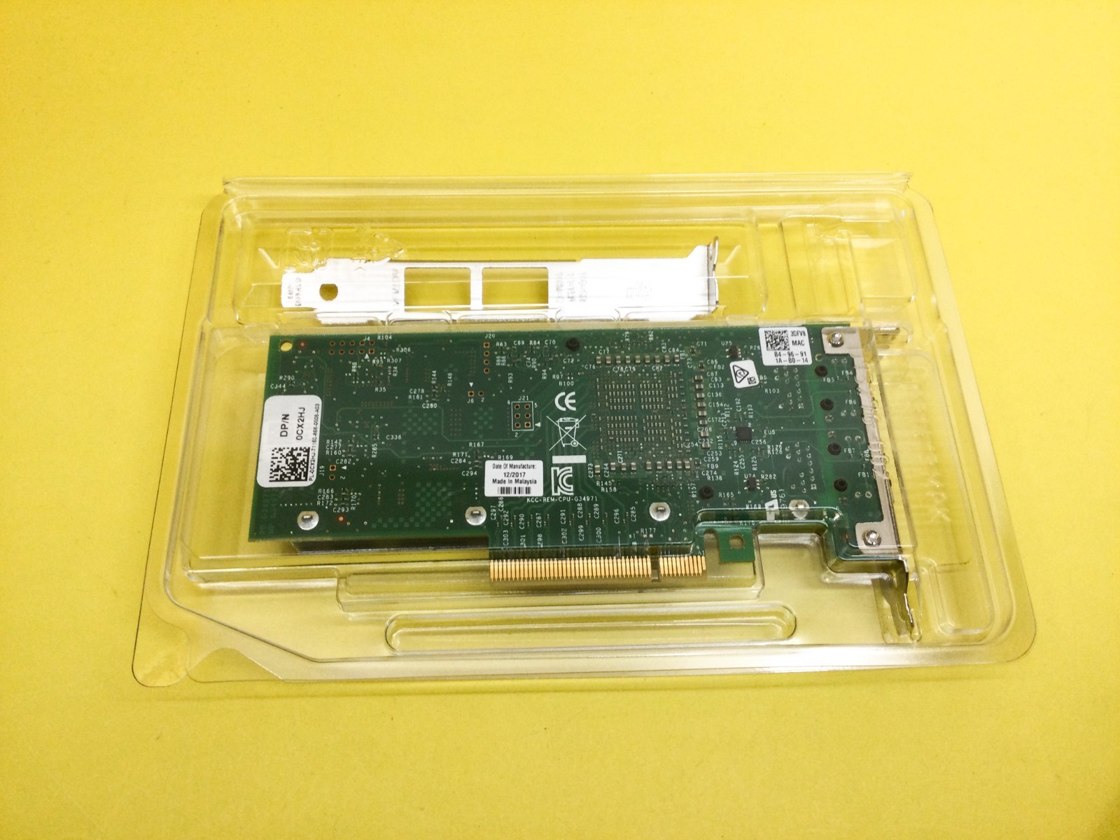 X540-T2 INTEL DELL CONVERGED DUAL PORT NETWORK ADAPTER K7H46 & 3DFV8
