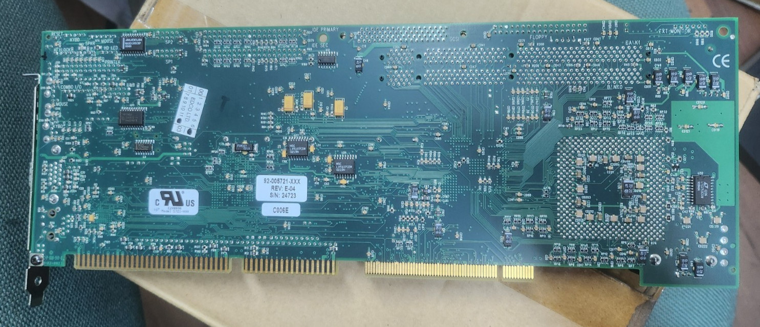 Trenton 92-005721-XXX Rev. E-04 CBI/433 SBC with Celeron 433MHz CPU, No Memory