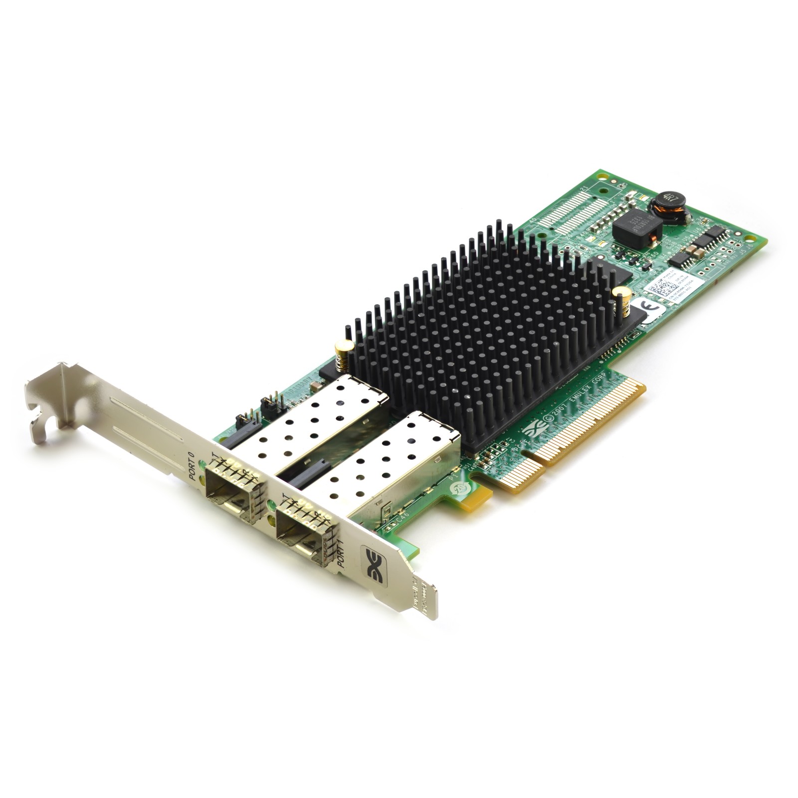 Dell 0C856M Emulex LPE12002 Dual-Port 8GB FC PCIe 2.0 x8 NIC Full Height Bracket