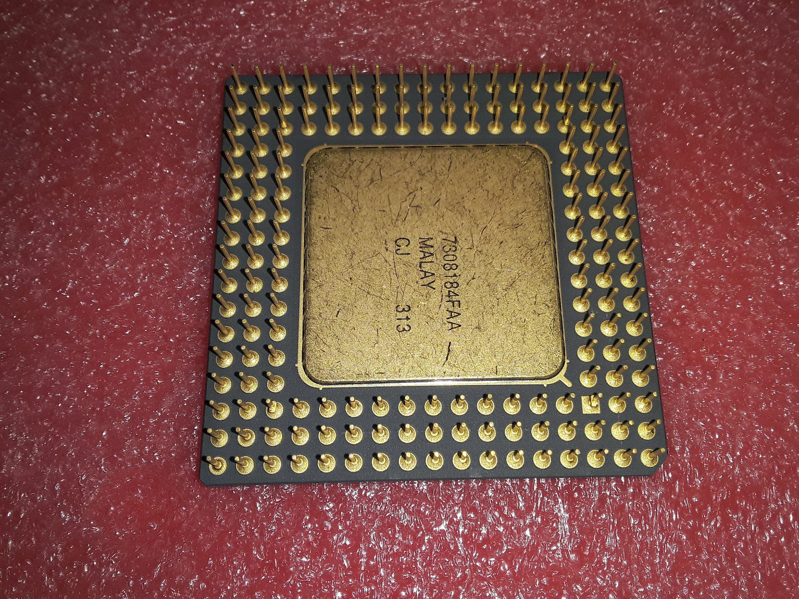 Lot of 18 TESTED 32K x 8 15ns SRAM for 386 486 motherboard + Intel 33MHz DX CPU
