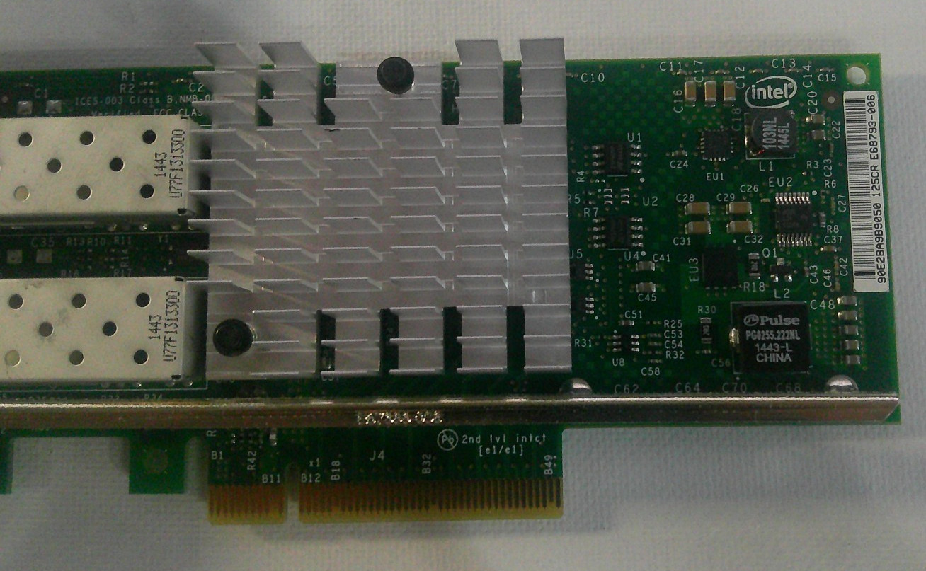 Dell Intel X520-DA2 Dual Port 10GbE Gigabit Ethernet Adapter