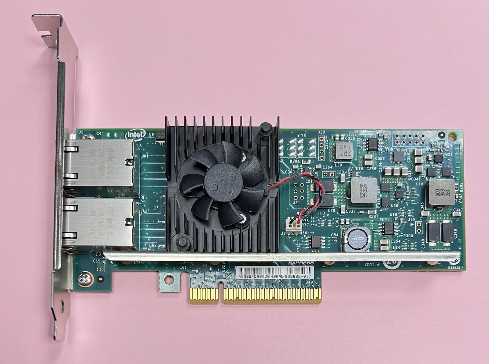 INTEL DELL X540-T2 CONVERGED Dual Port 10Gb Ethernet Network 03DFV8 0K7H46