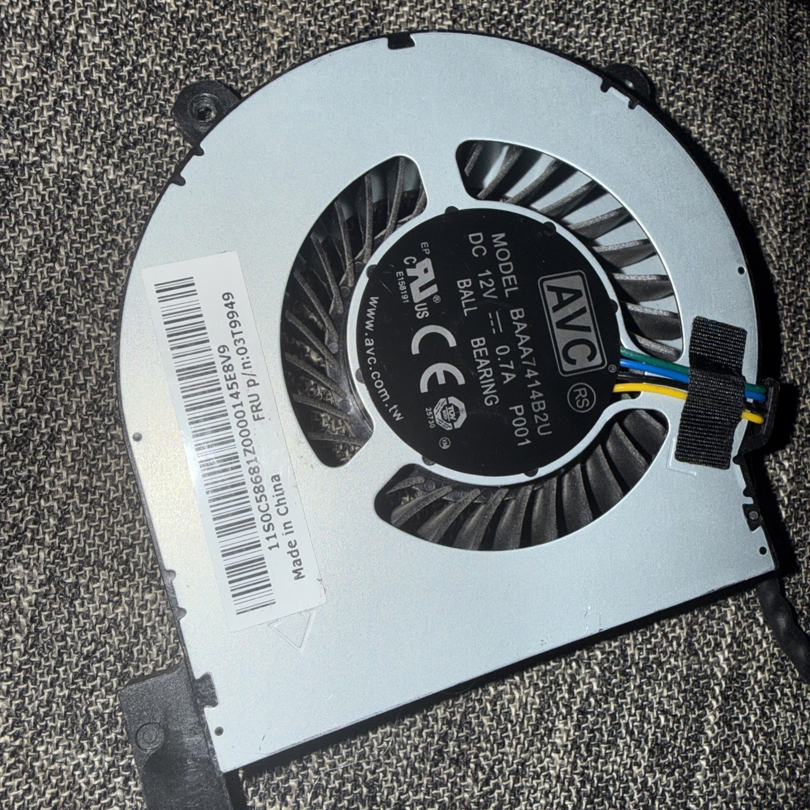 Zalman ZM-F1 Power Cooler PS802512H & AVC Fan & Unknown Laptop Fan