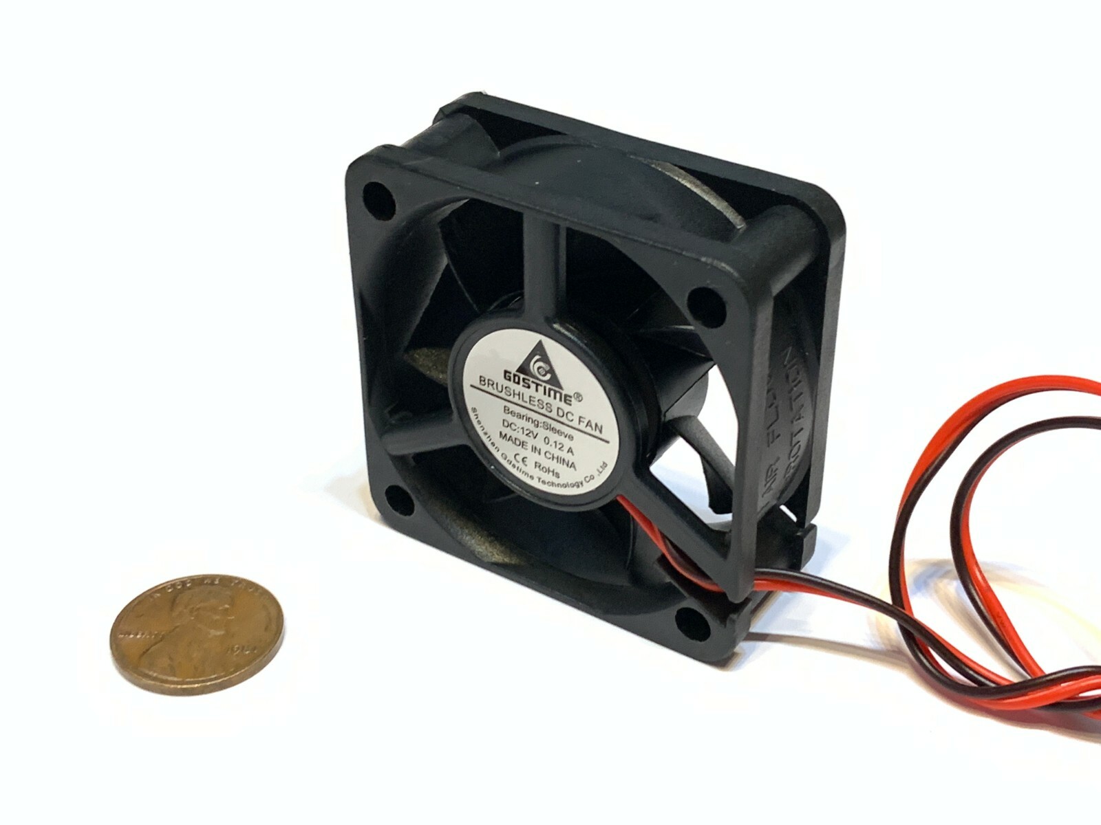 4 Pieces GDStime 12v exhaust computer 3d printer 2pin brushless case dc 50mm A35