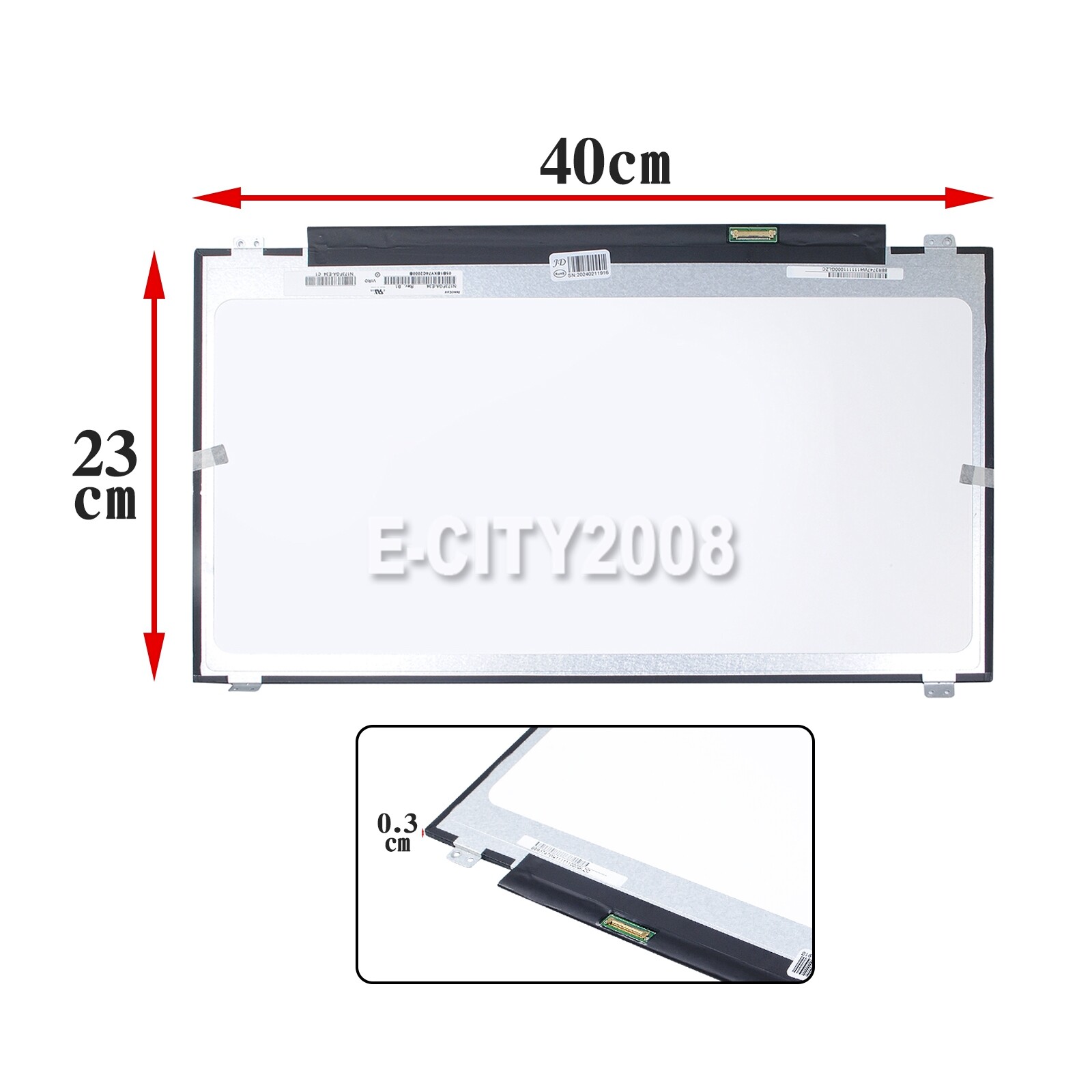 B173RTN02.0 fit B173RTN02.1 B173RTN02.2 NT173WDM-N11 N173FGA-E34 NT173WDM-N21