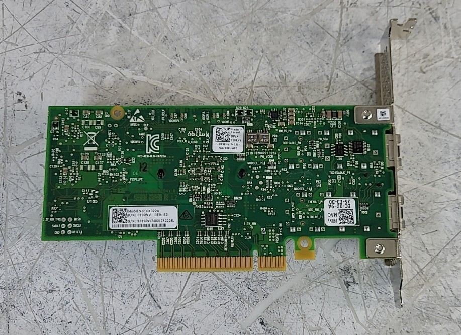 DELL MELLANOX CX322A 019RNV Dual Port Network Adapter 10GbE PCIe