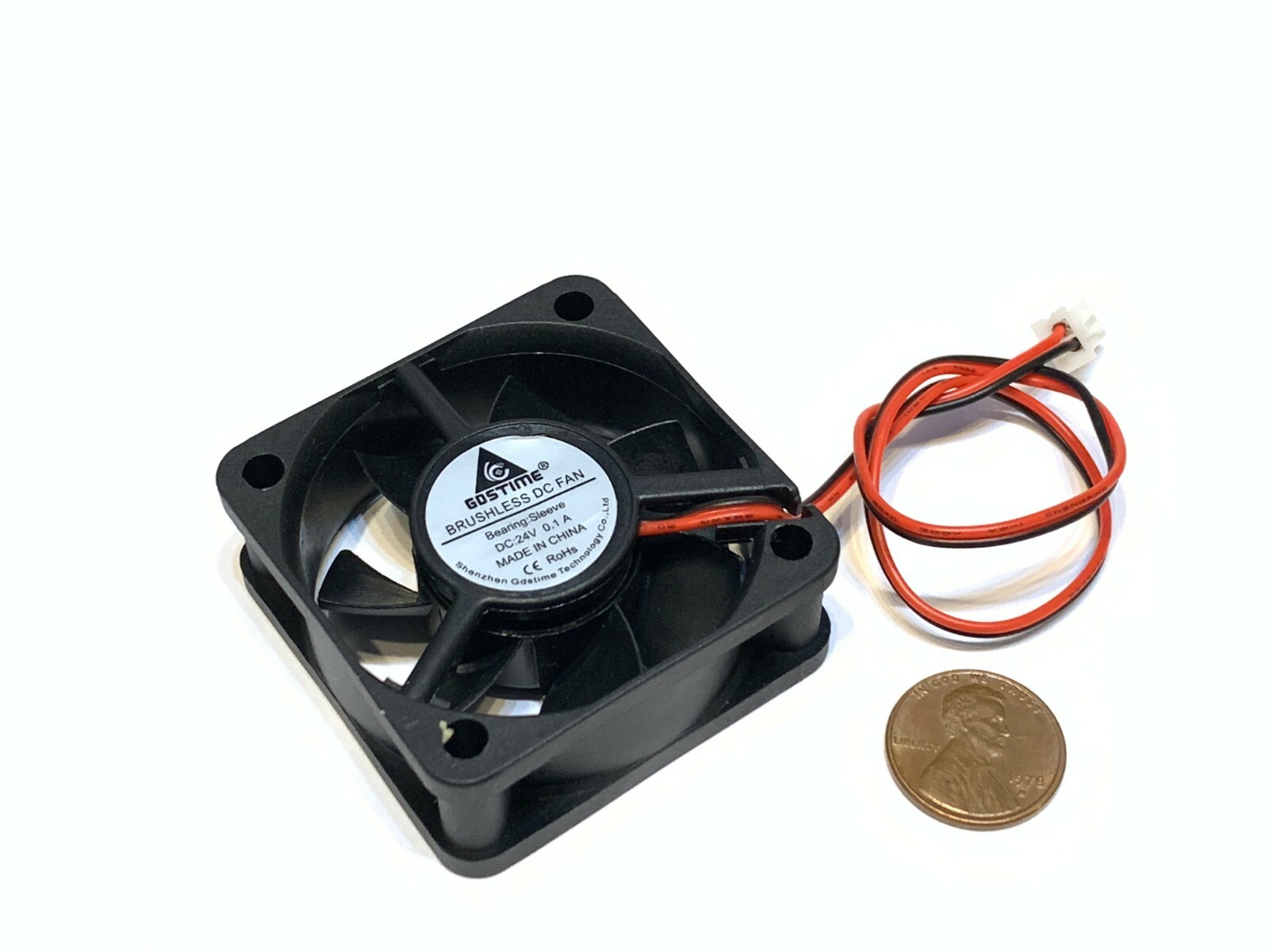 4 Pieces Fan 24v 5020 5cm 50mm cooling brushless case 2pin 20mm pc GDSTIME A38