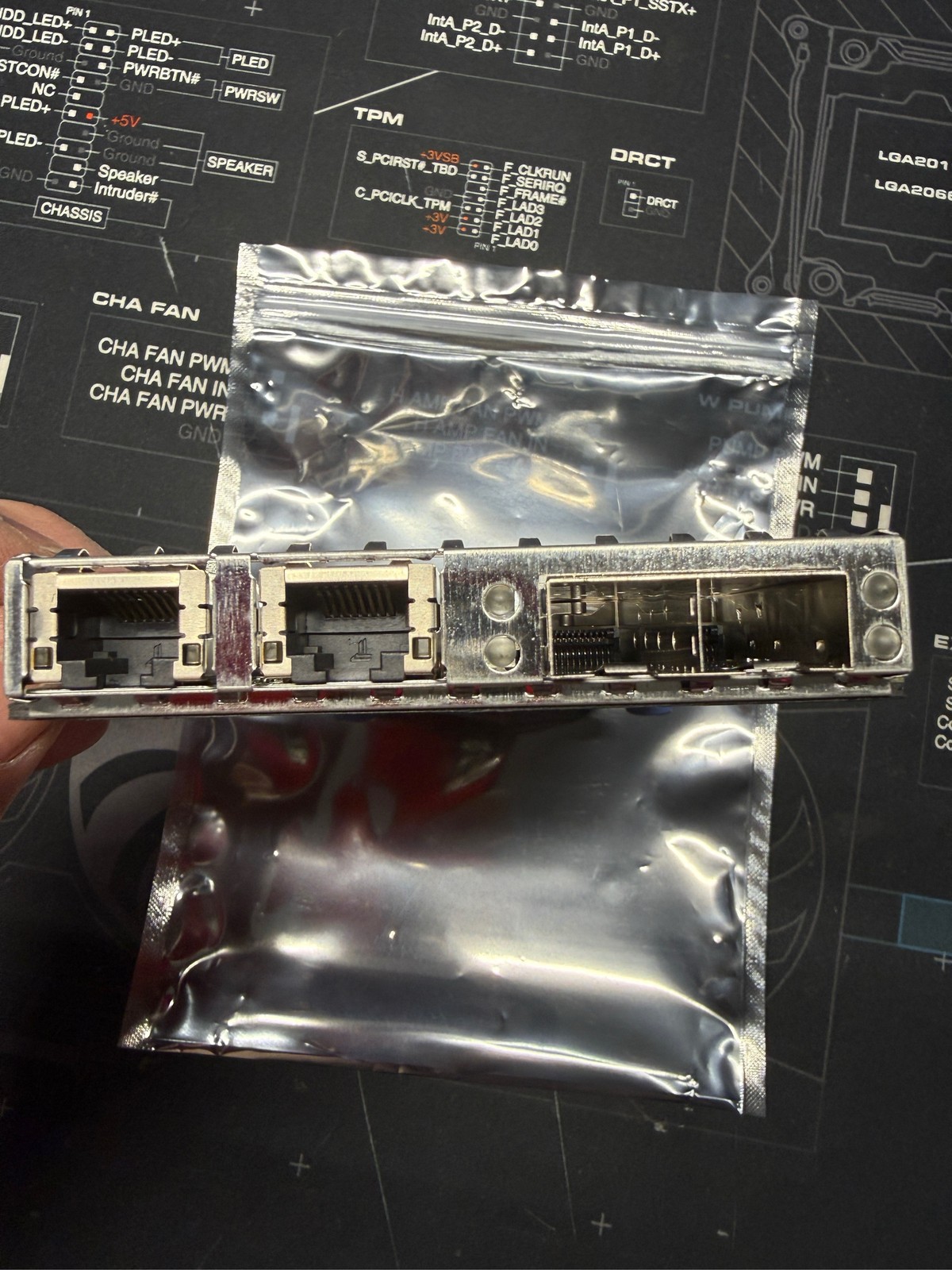 Dell Intel X520 I350 Quad Port 2x10Gb SFP+ 2x1Gb Network Daughter Card