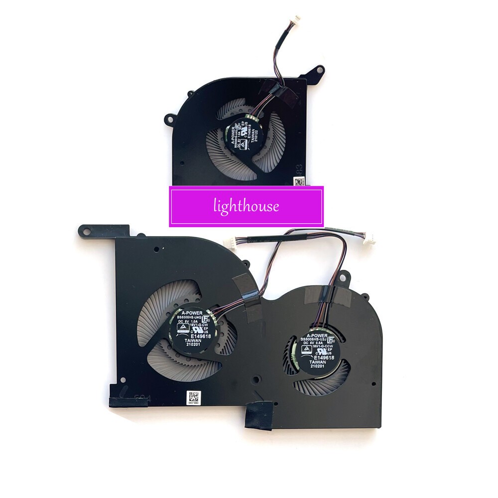 New For MSI GS66 WS66 Stealth 10SD 10SE 10SF 10SFS CPU+GPU Cooling Fan MS-16V1