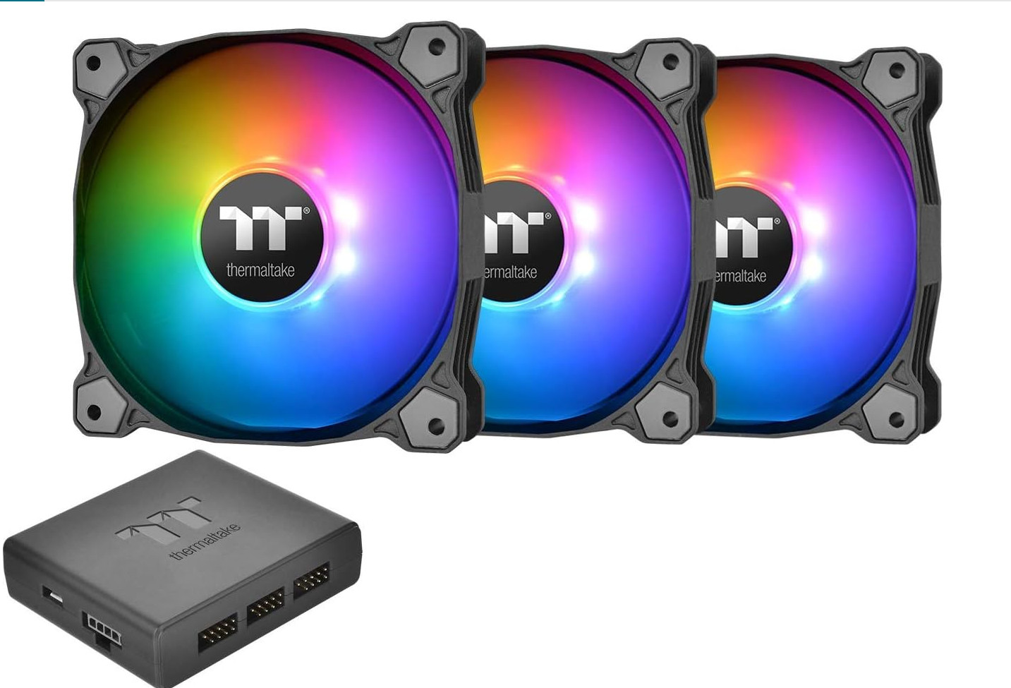 Thermaltake Pure Plus 12 RGB TT Premium Edition with controller, 3 Fans