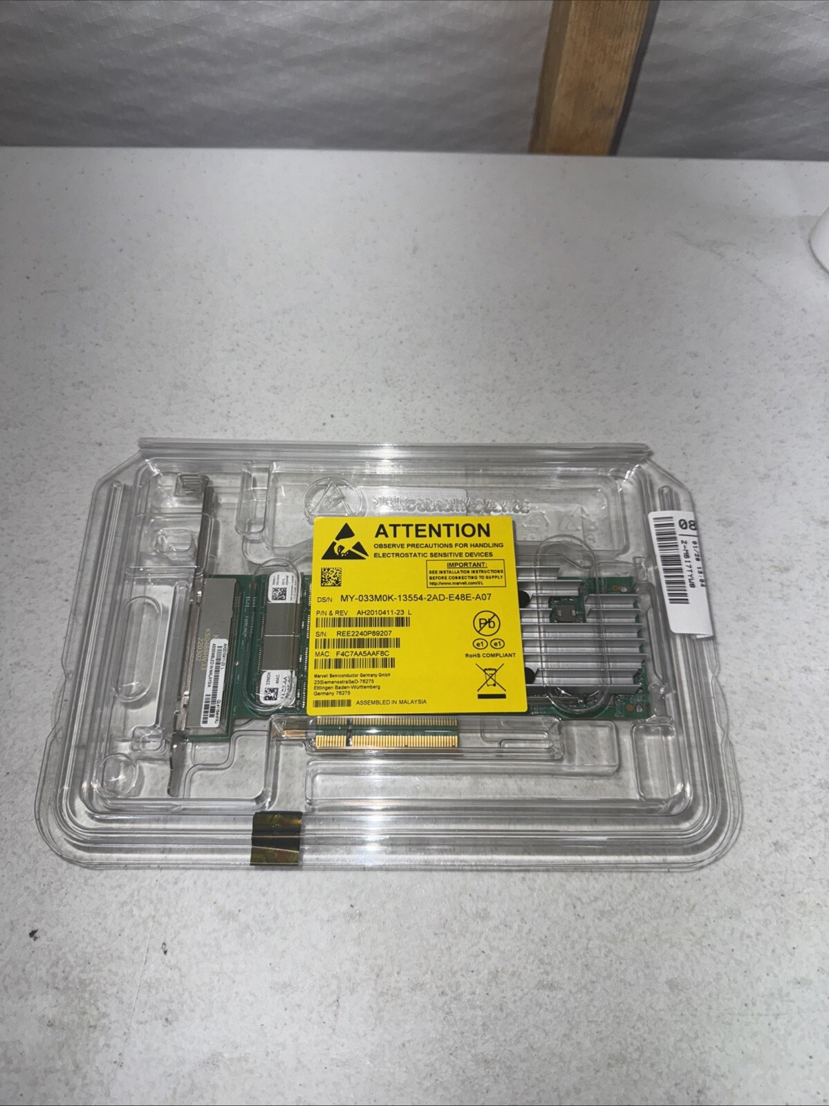 Dell Qlogic QL41164HFRJ Quad Port 10GbE RJ-45 10GBase-T Network Card 33M0K