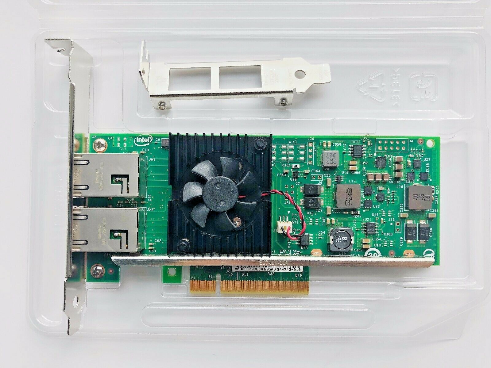 Dell 540-BBHD Intel X540-T2 10GbE Dual Port Copper RJ-45 NIC Network Adapter