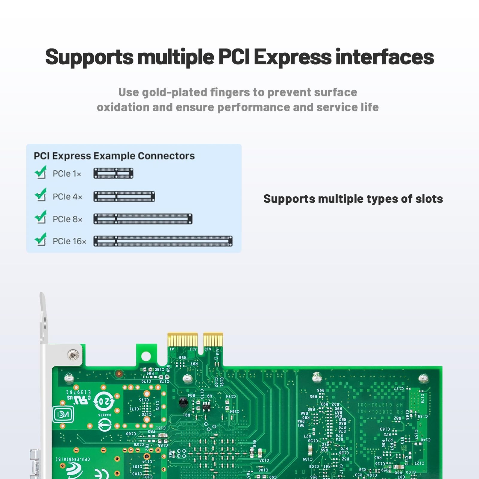 10Gb Fiber Optic Network Card with Intel 82599EN Chip,X520-DA1,1 Optical Port…