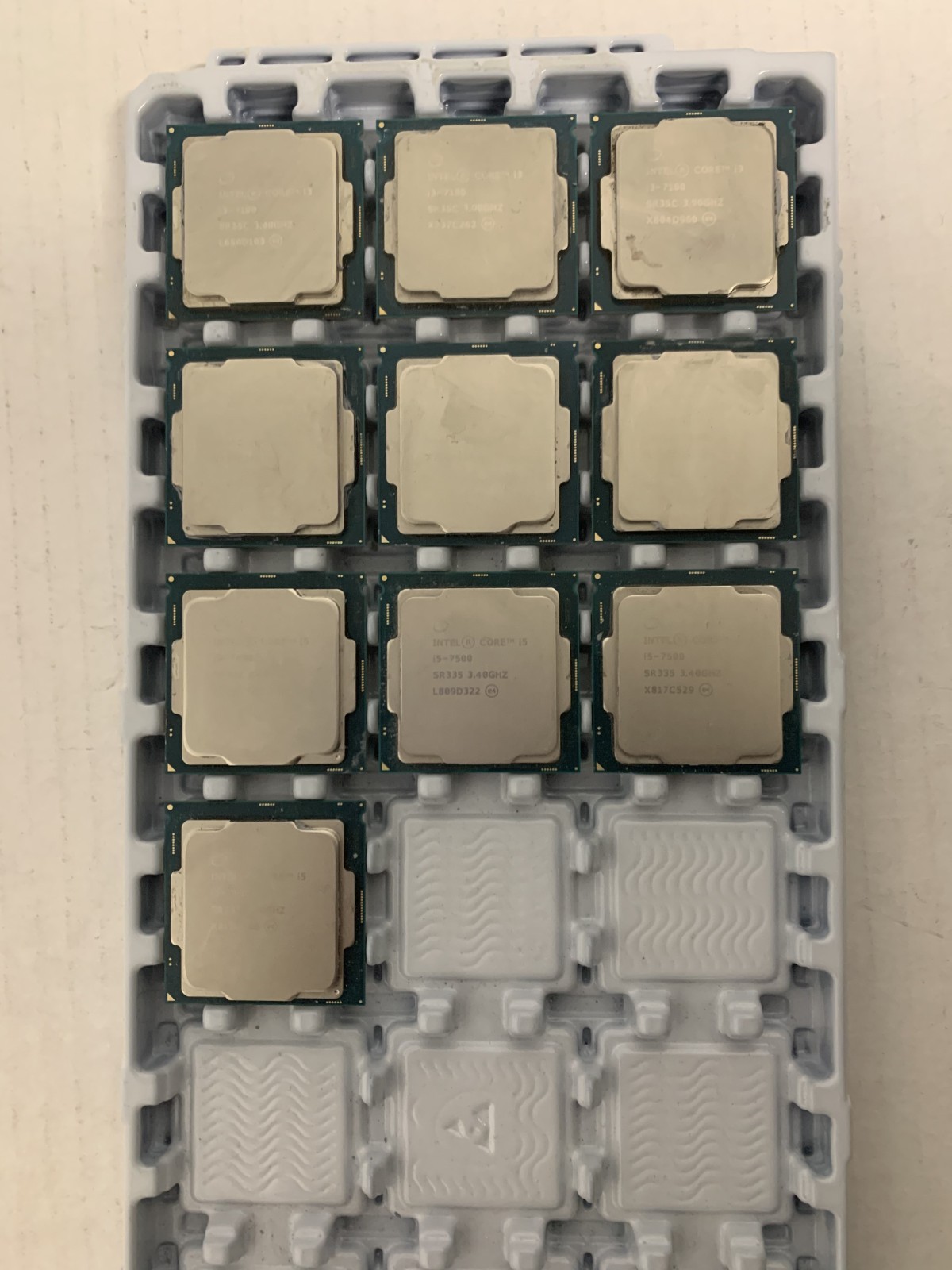 Lot of 10 Intel Core i3/i5 7th Generation Desktop Processors – See Description