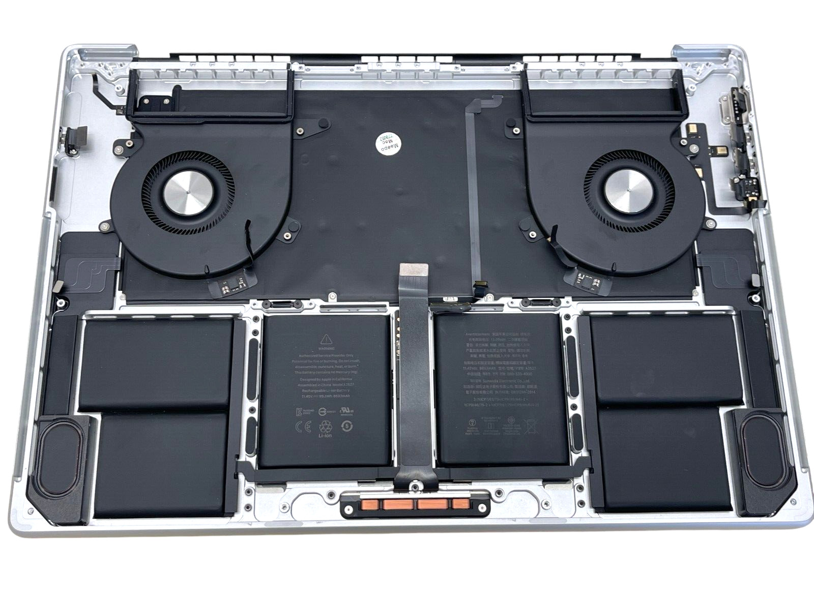 OEM Apple MacBook Pro 16″ M1 2021 A2485 Top Case Keyboard Palmrest Silver – A