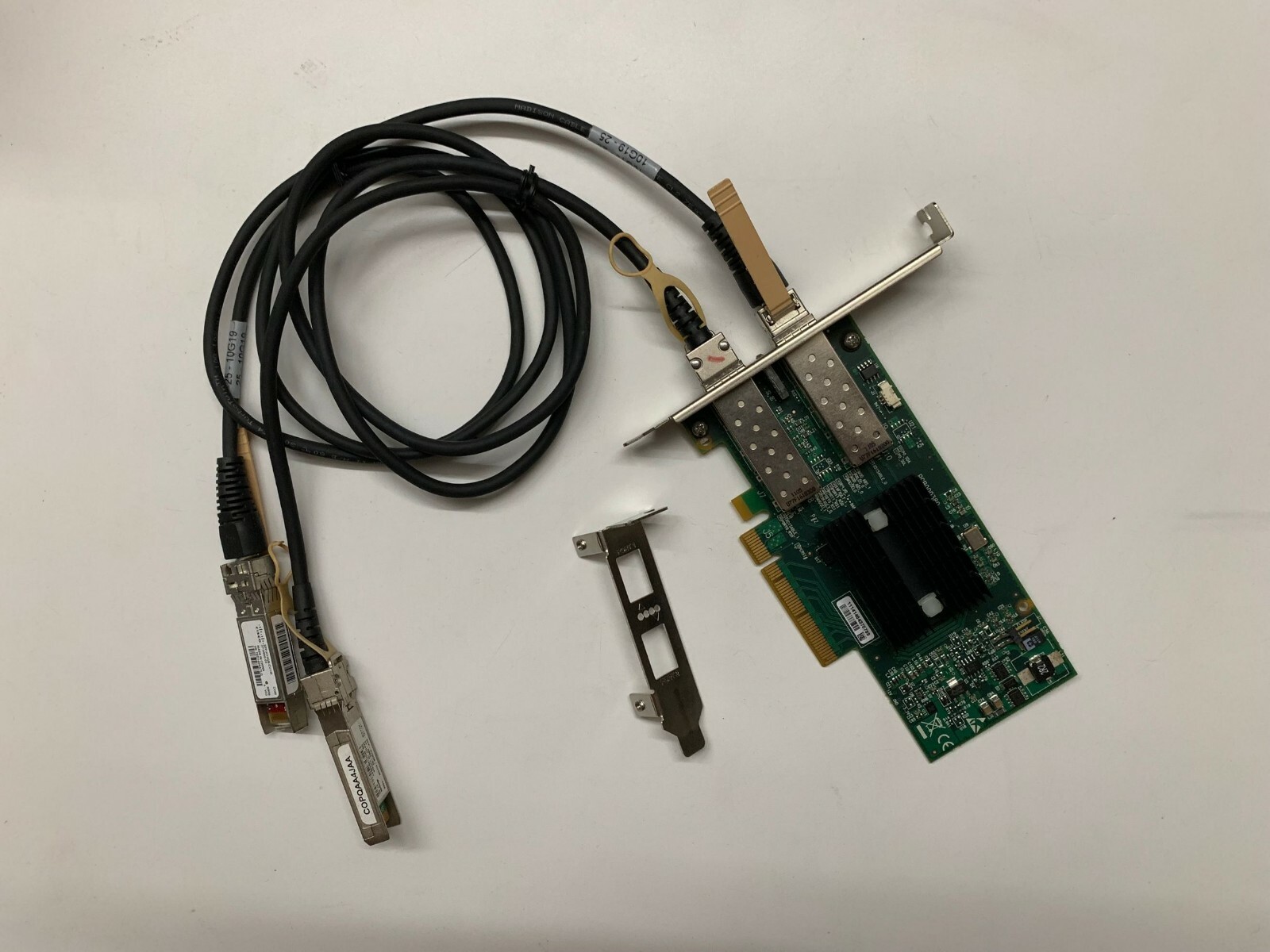 HP 518001-001 Mellanox 10 GbE PCI-e G2 Dual Port Network Card +2* SFP+ cable