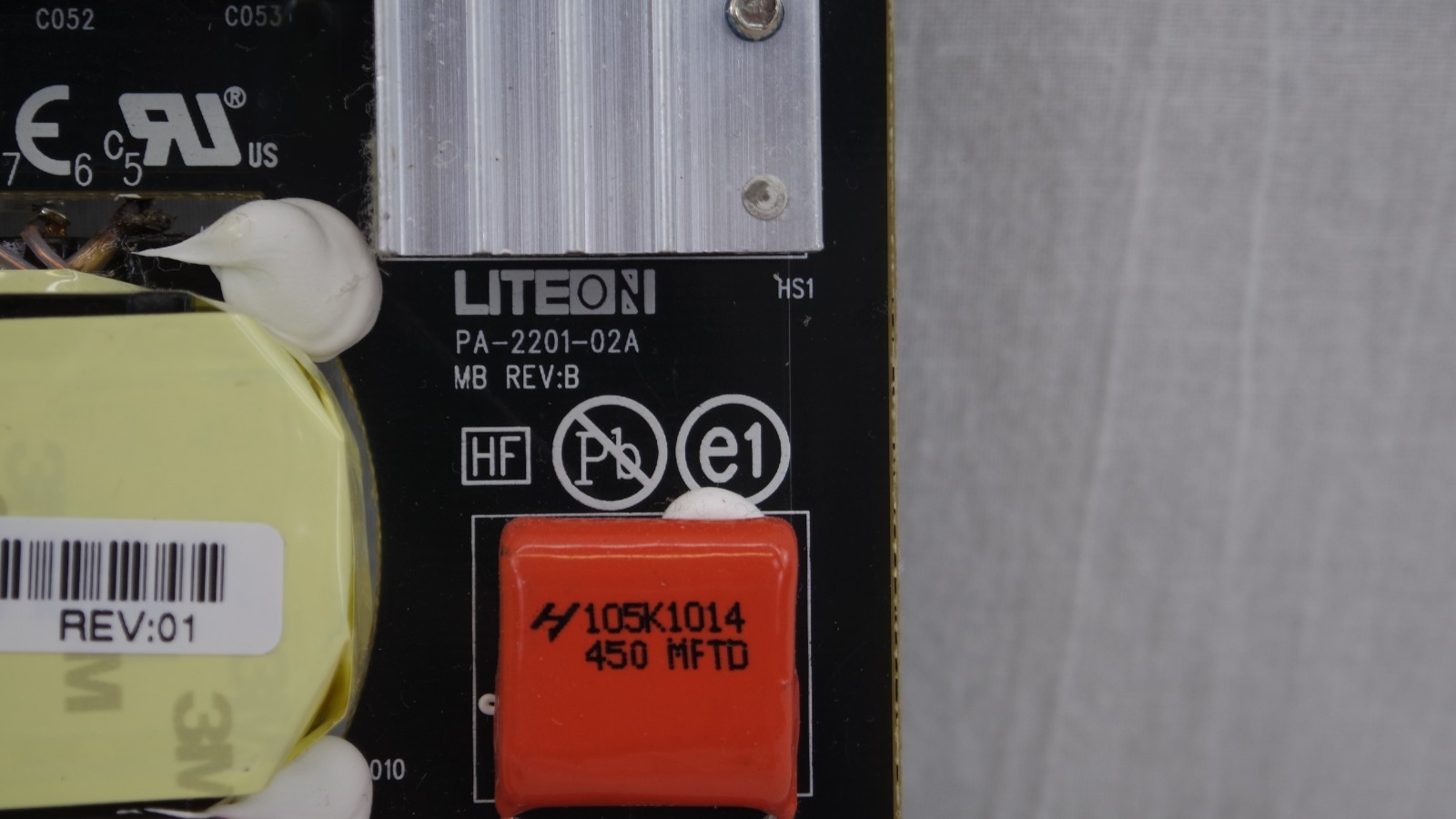 Apple 24″ Cinema Display LED Power Supply | 614-0428 LiteOn PA-2201-02A A1267 nc